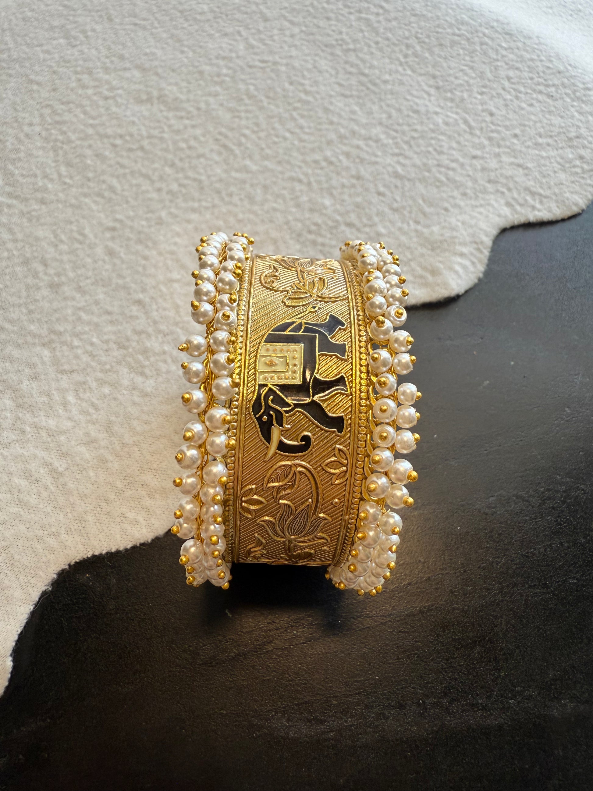 Gold Elephant Bracelet