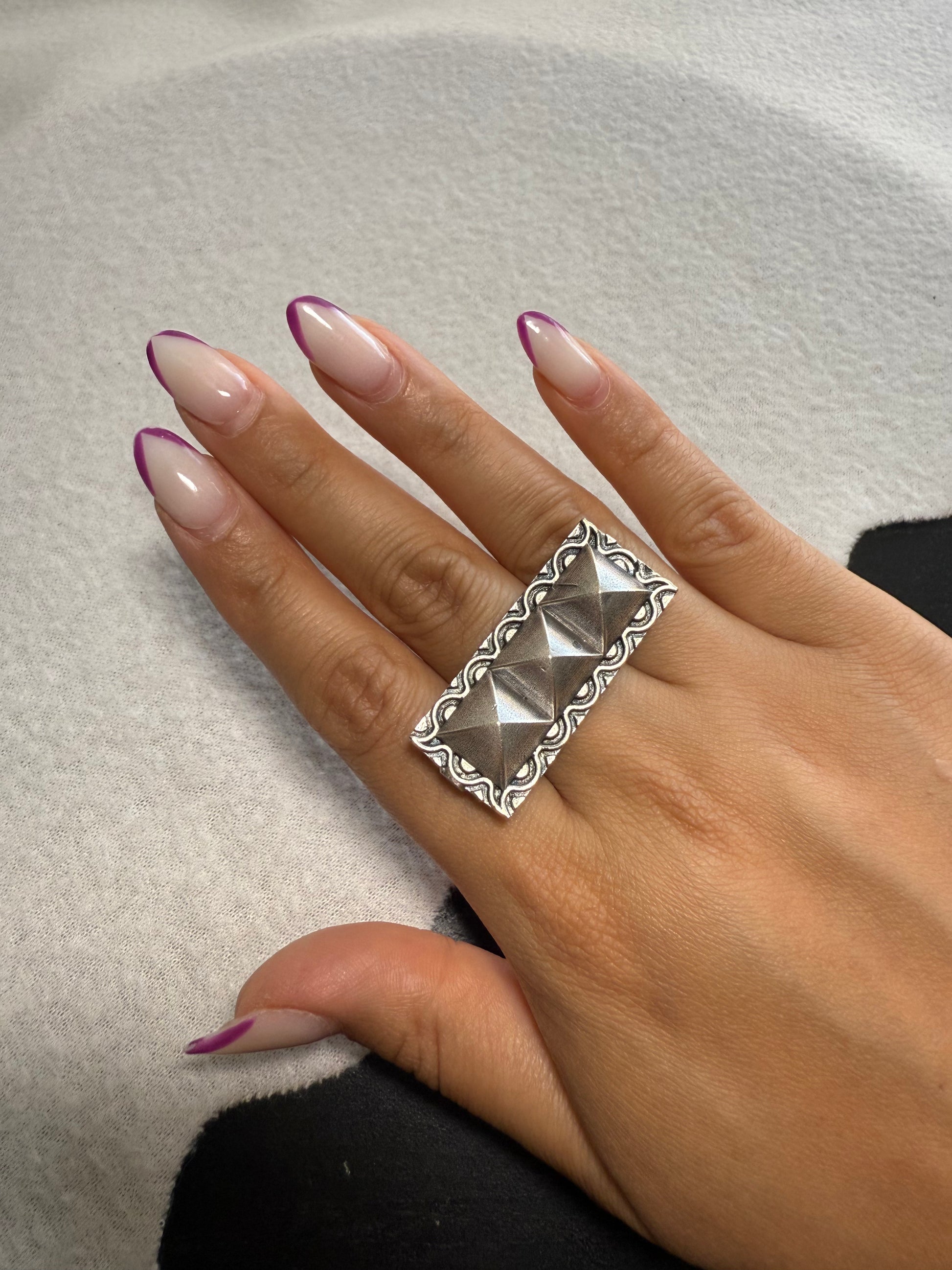 Boho Rectangle Ring