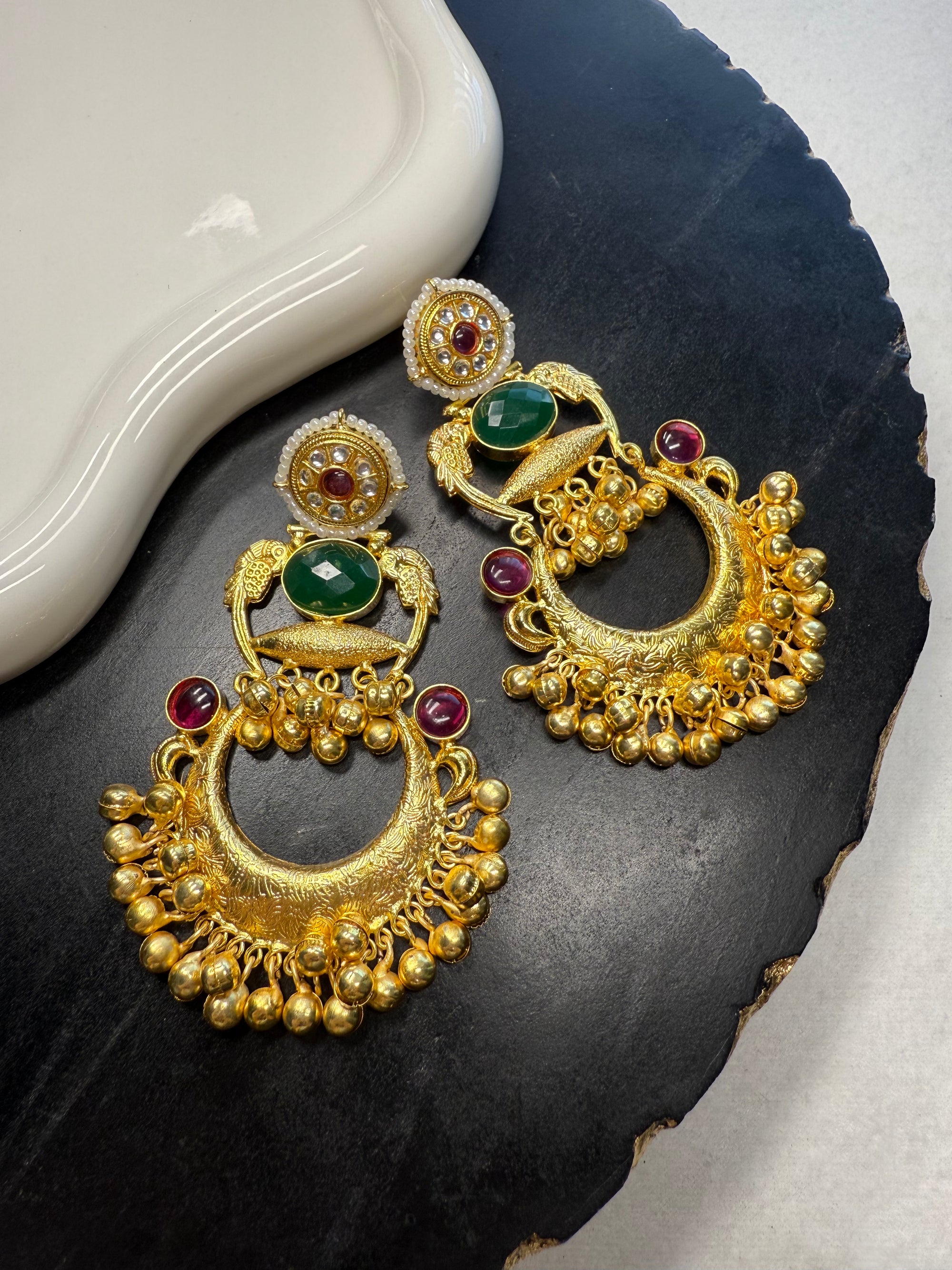 Fusion Brass Earrings