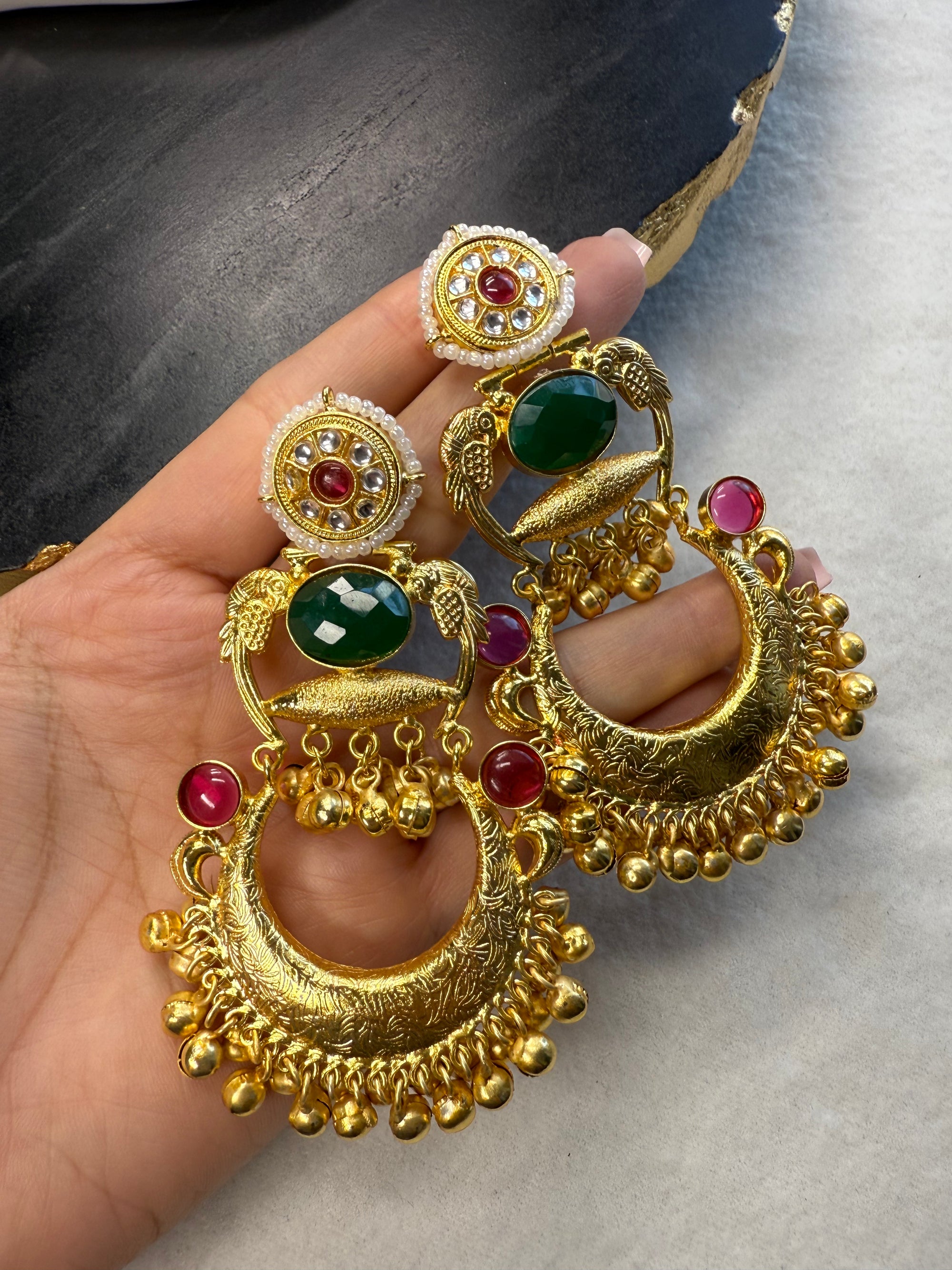 Fusion Brass Earrings
