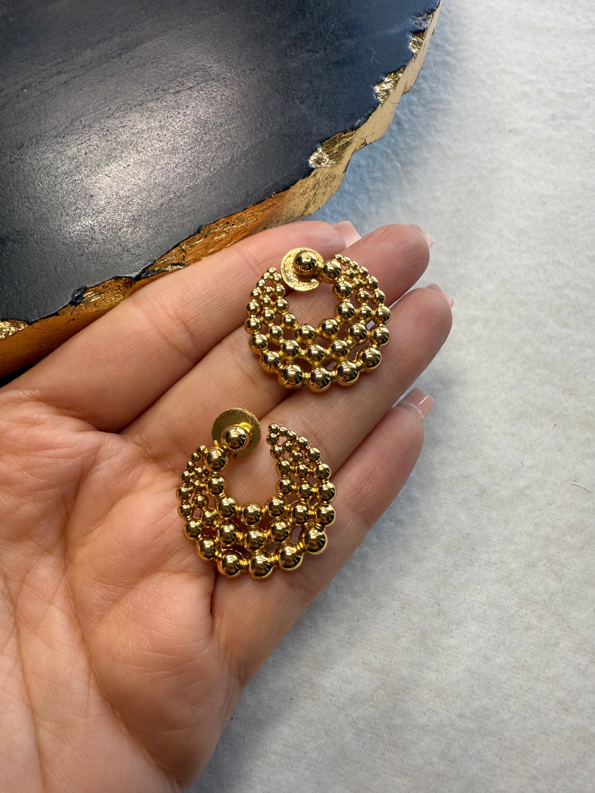 Layered Moon Studs