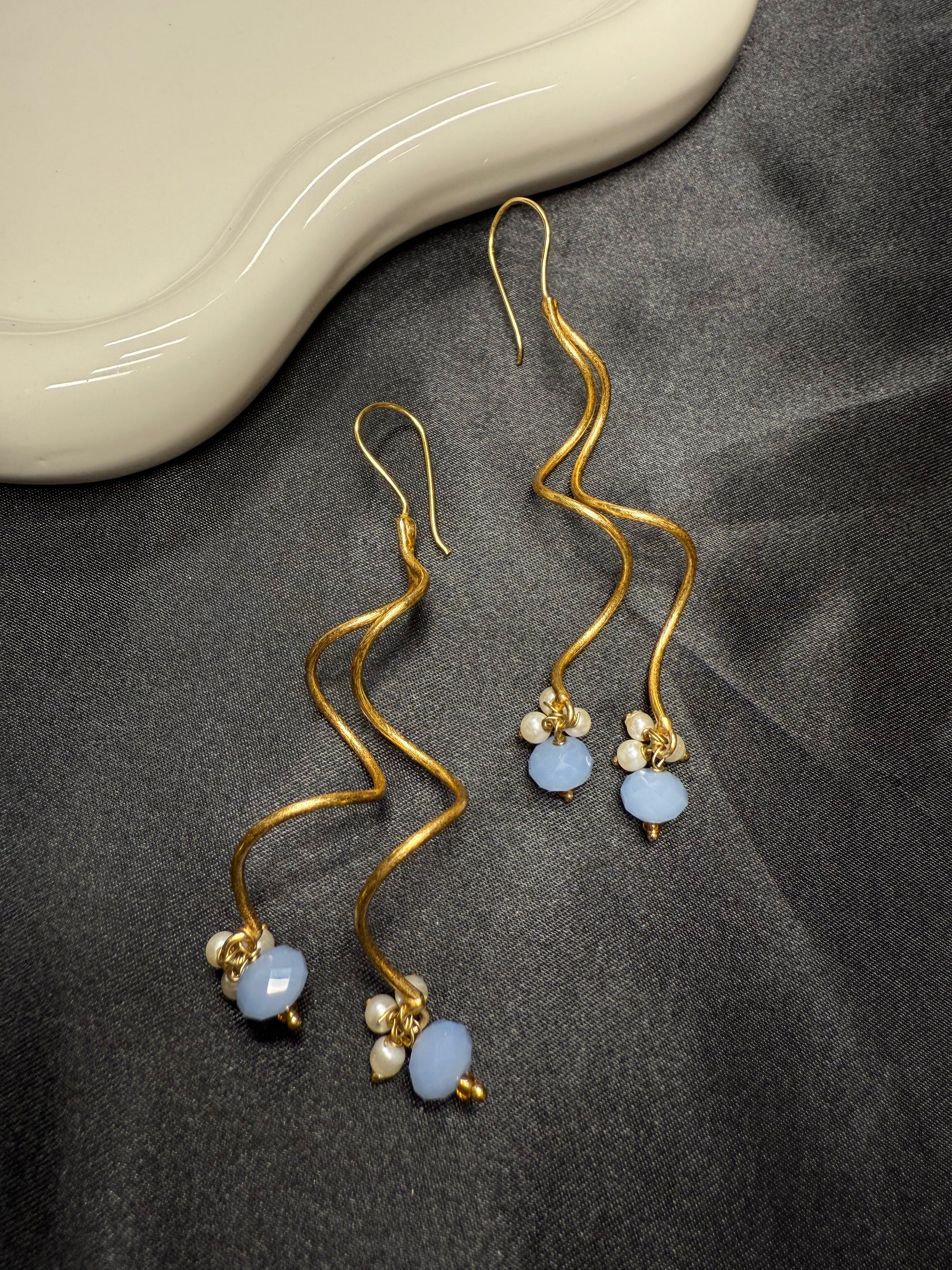 Light Spiral Blue Hangings
