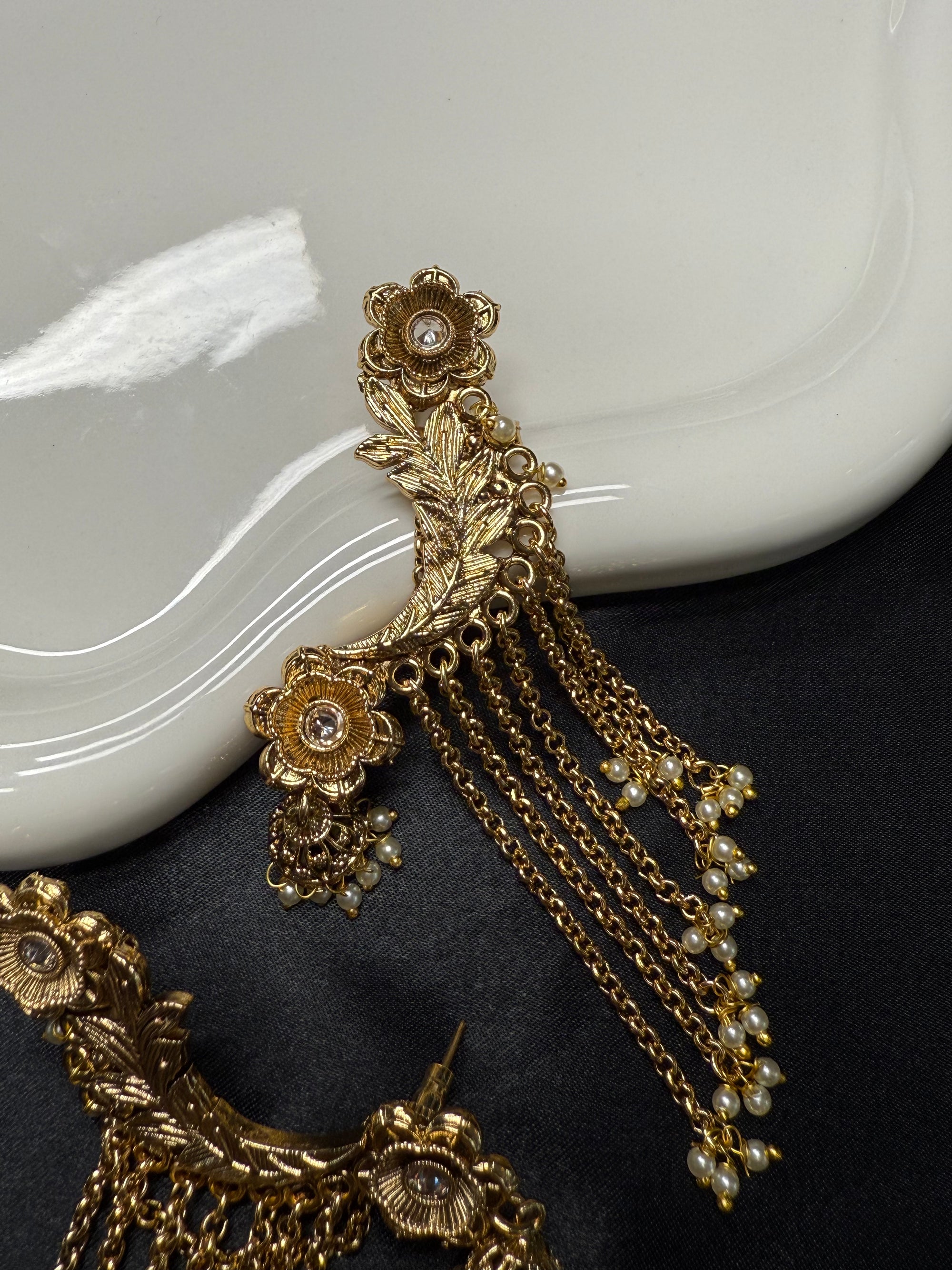 Heavy Gold Ear Cuffs