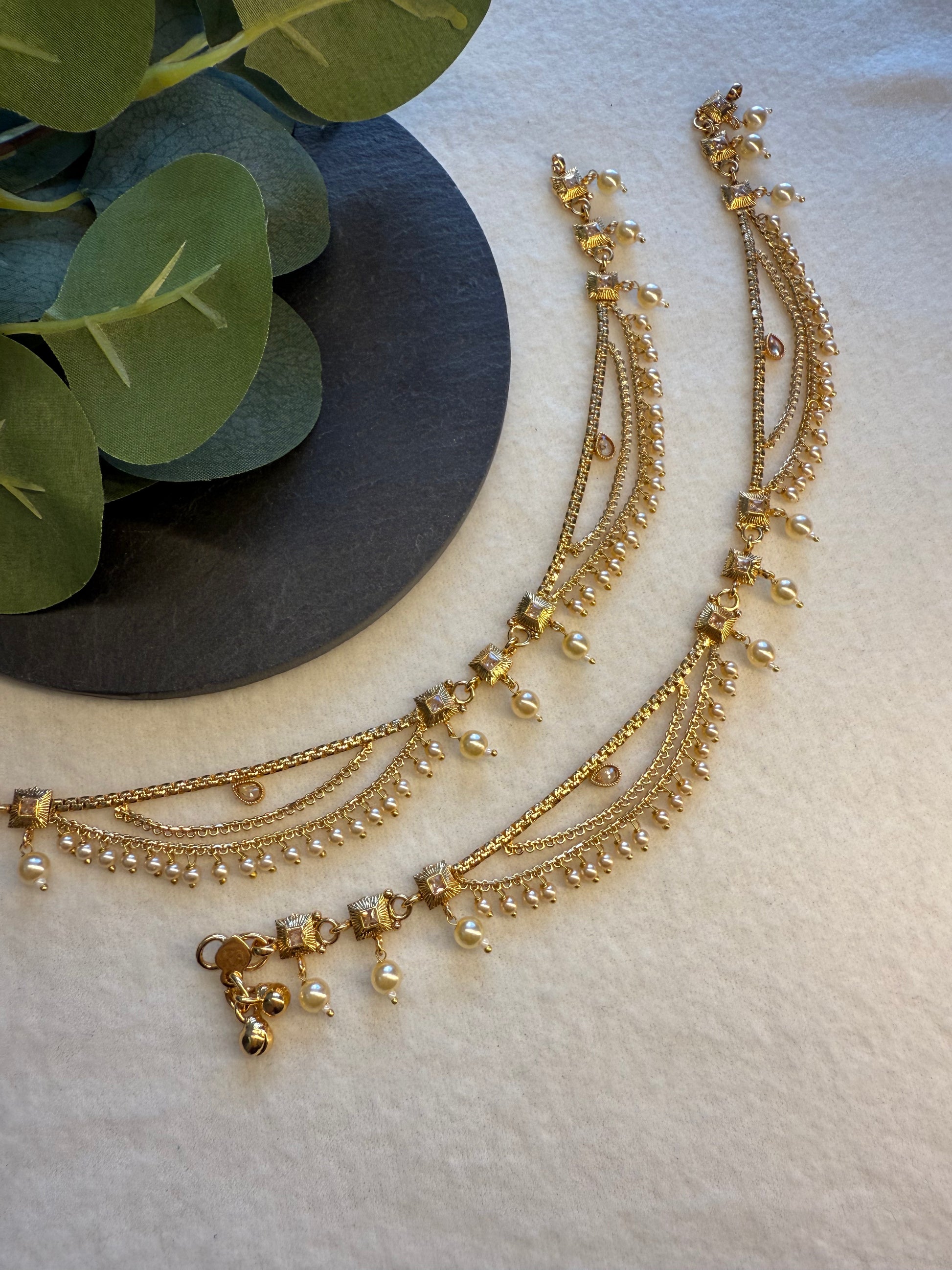 Beautiful Layered Anklets
