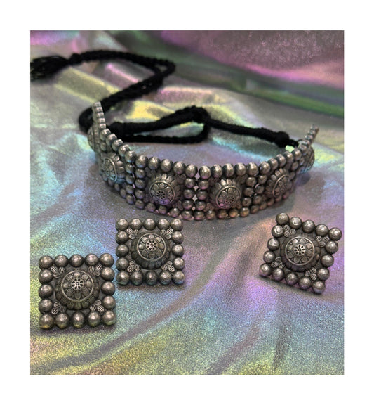 Square Choker - Kolor Rhythms