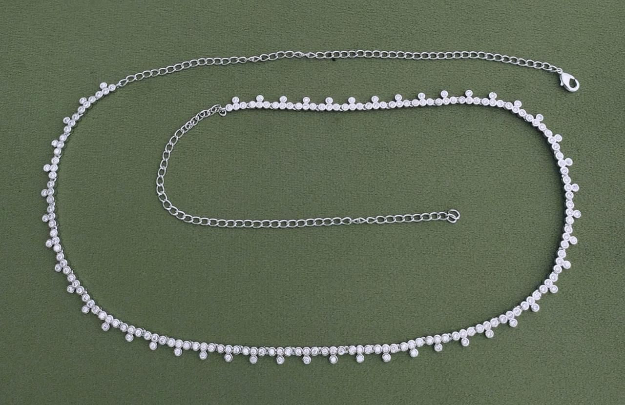 Minimal Hip Chain - Silver
