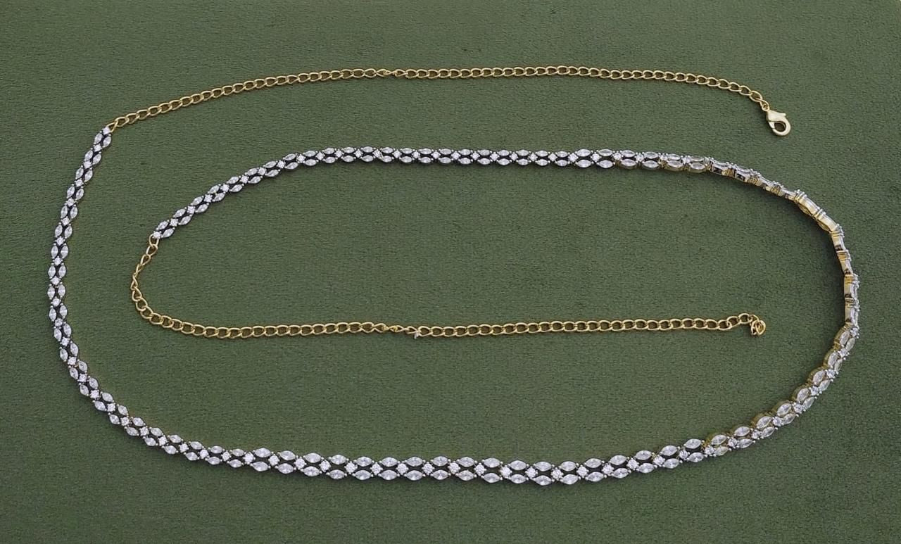AD Diamond Sleek Hip Chain