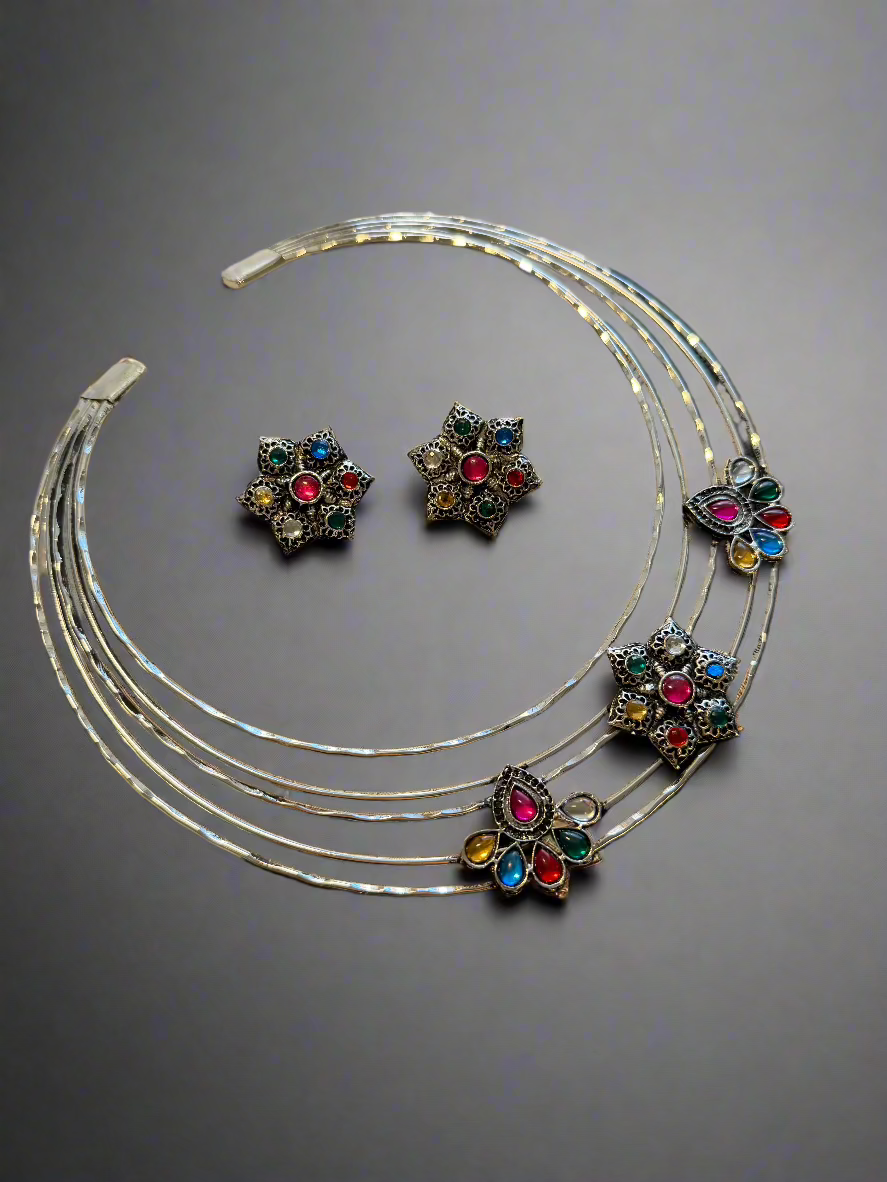 Multicolor Floral Hasli
