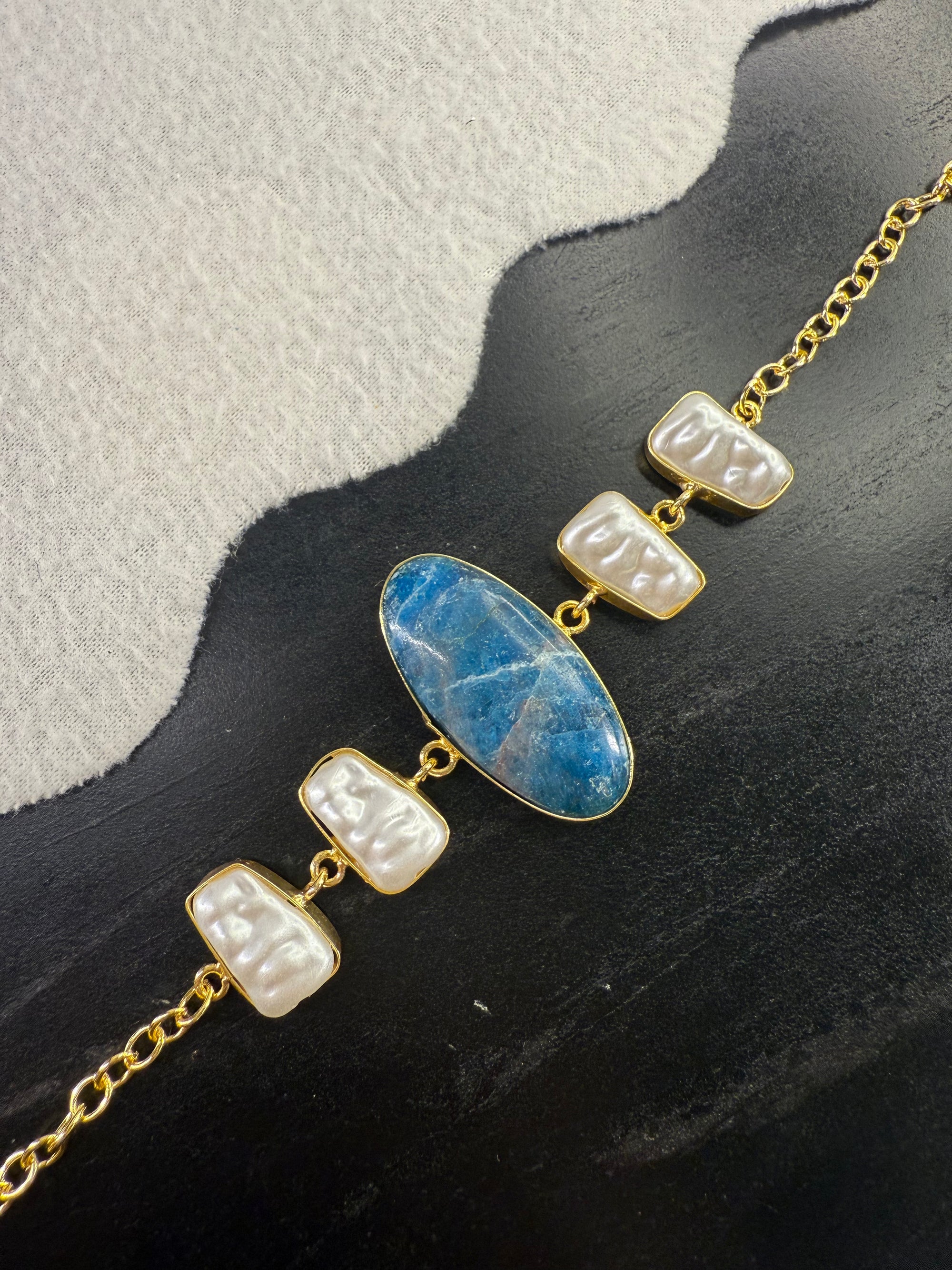 Big Blue Stone Bracelet