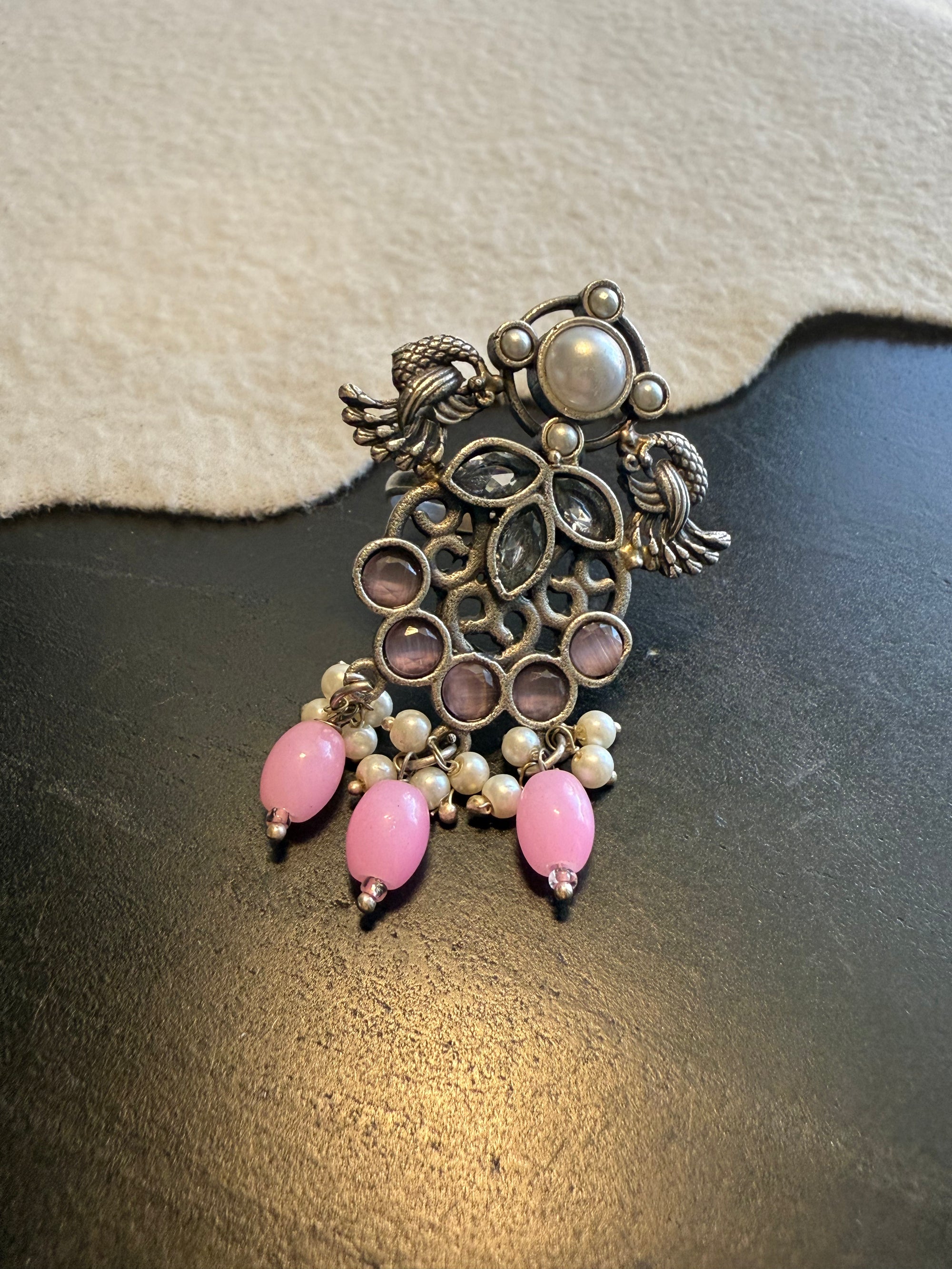 Boho Pink Ring
