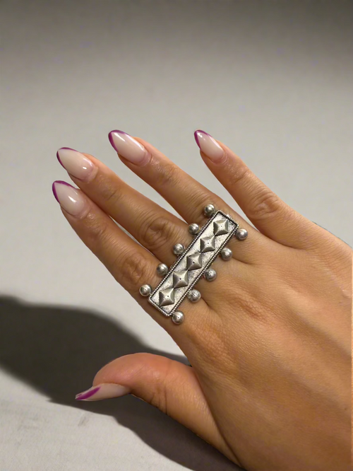 Boho Rectangle Ring