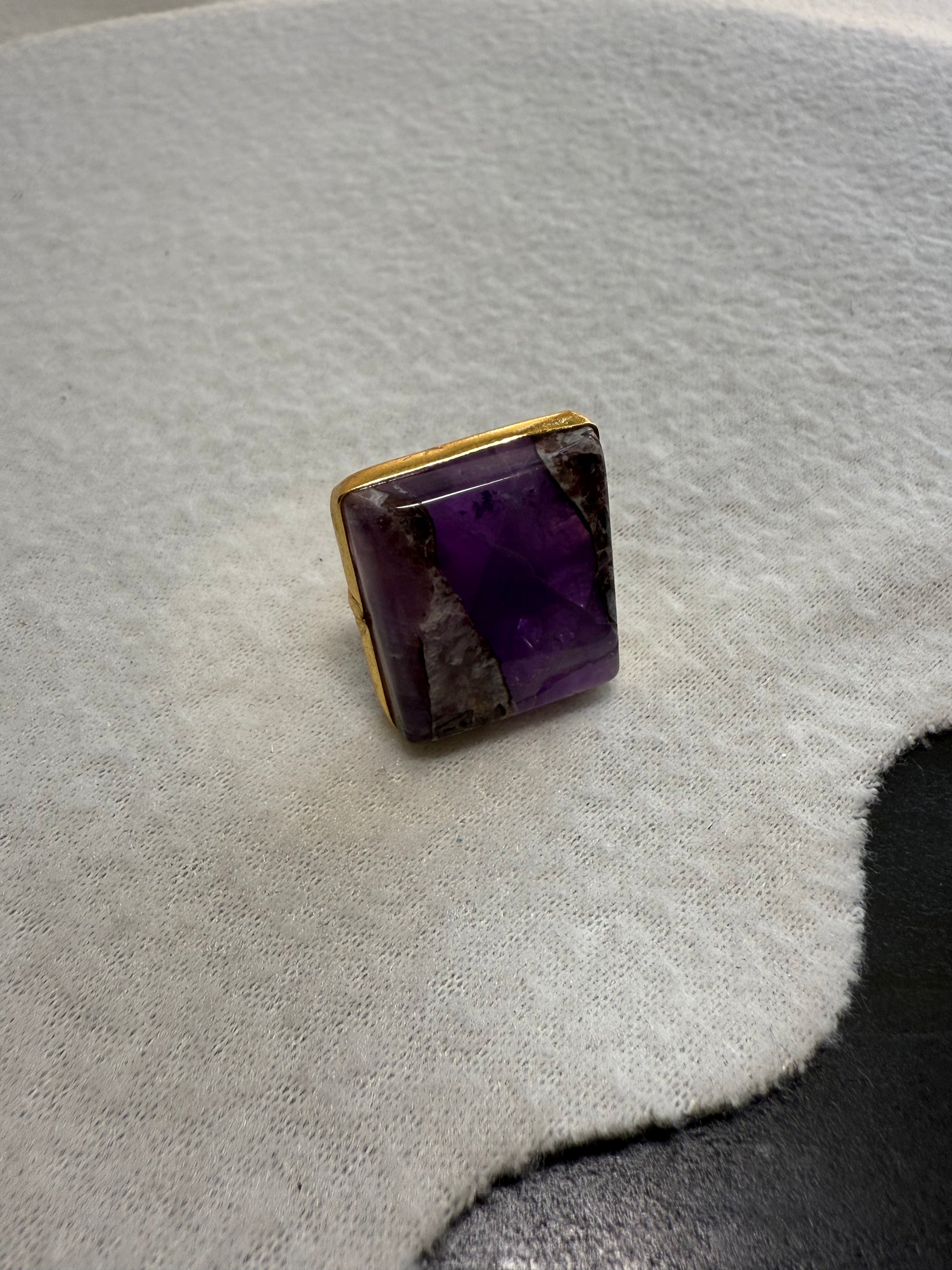 Purple Square Ring