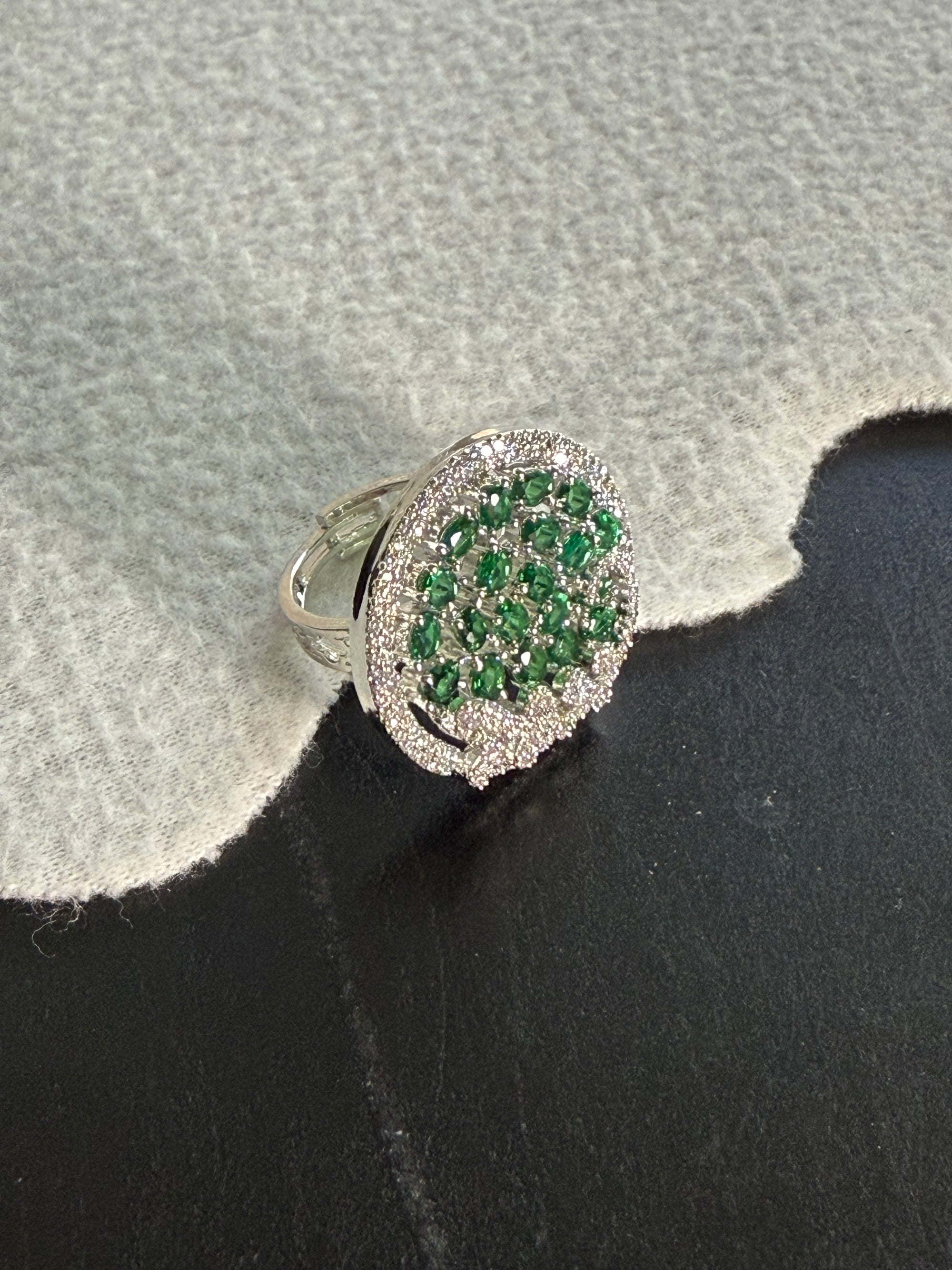 CZ Green Ring
