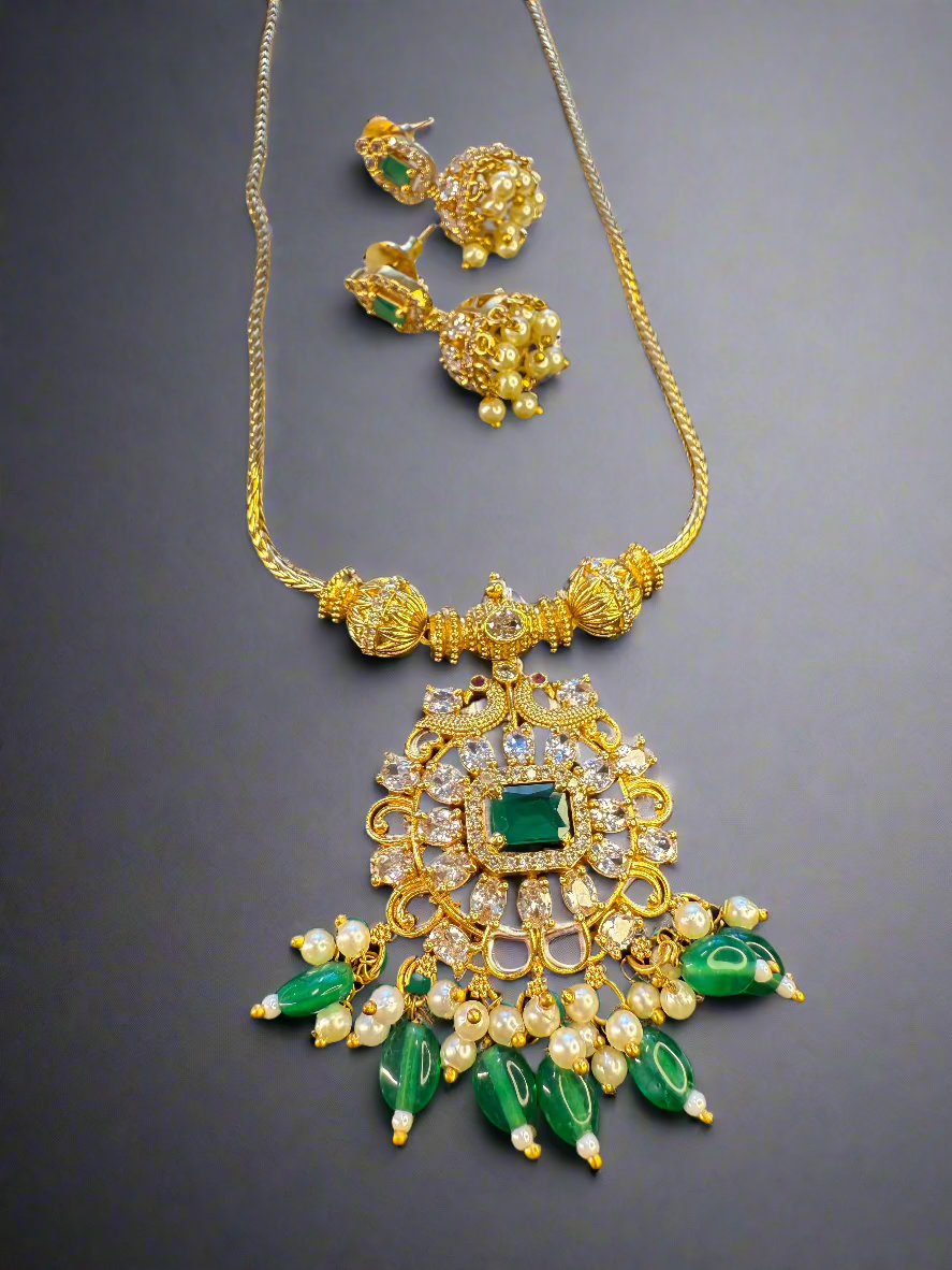 Emerald Green - AD Necklace