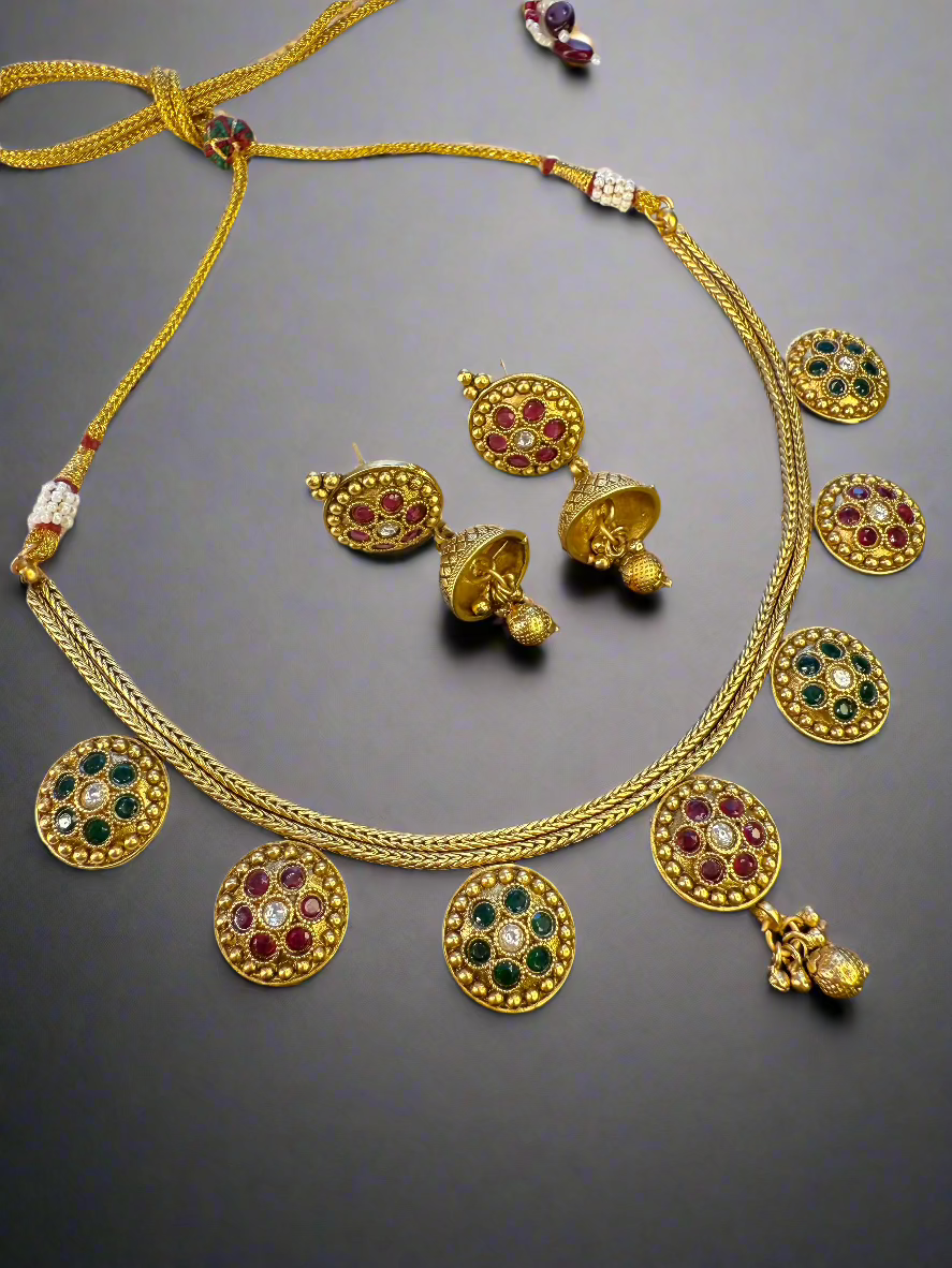 Round Brass Choker