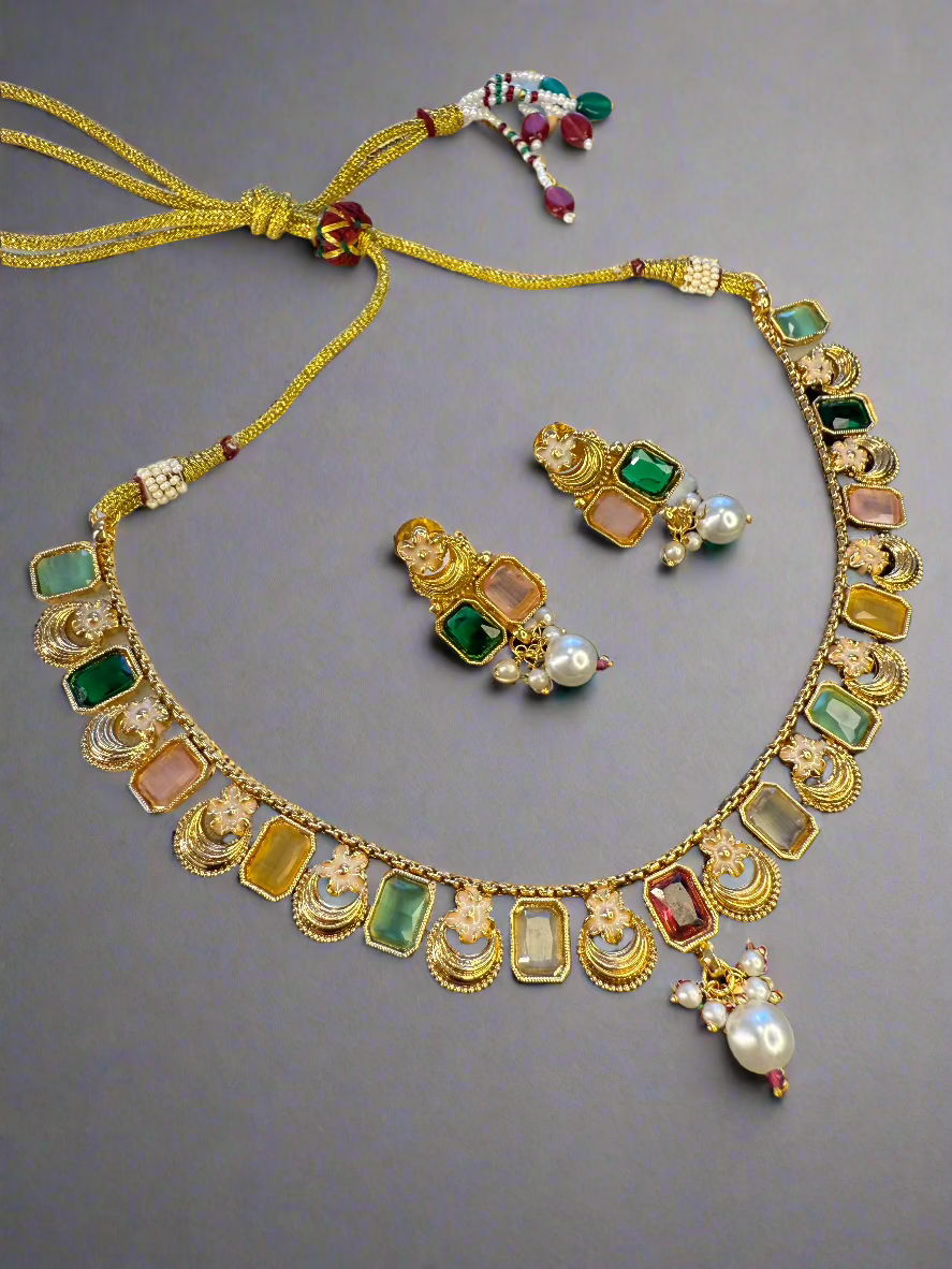 Moon Stones Choker