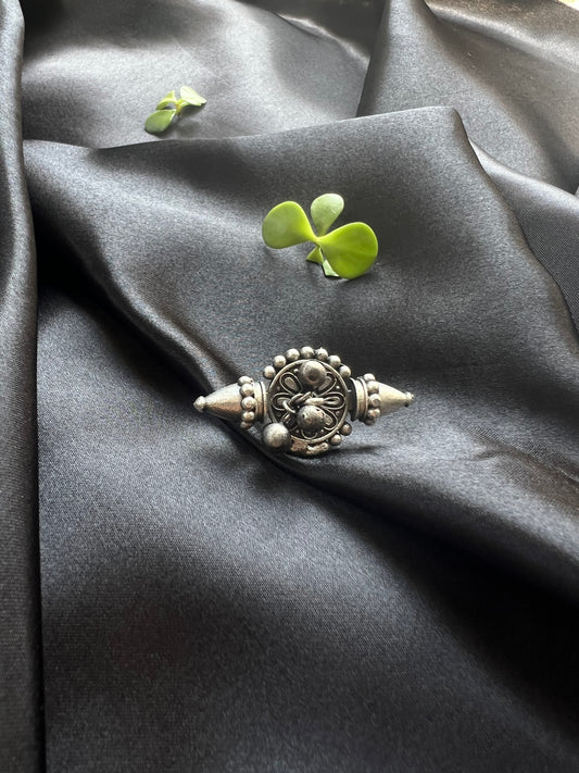 Silver Oxidized Ring - Kolor Rhythms