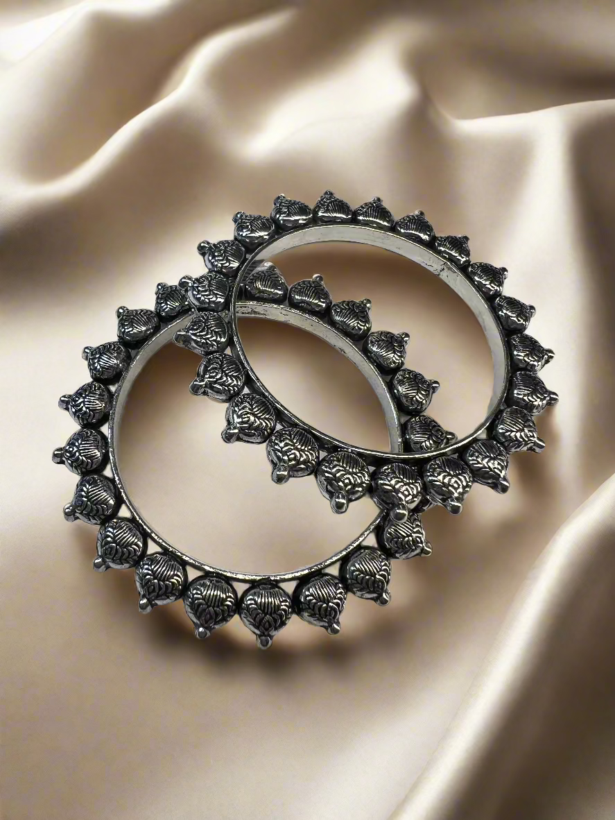 Pair - Bangle Kada 2x4 - Kolor Rhythms