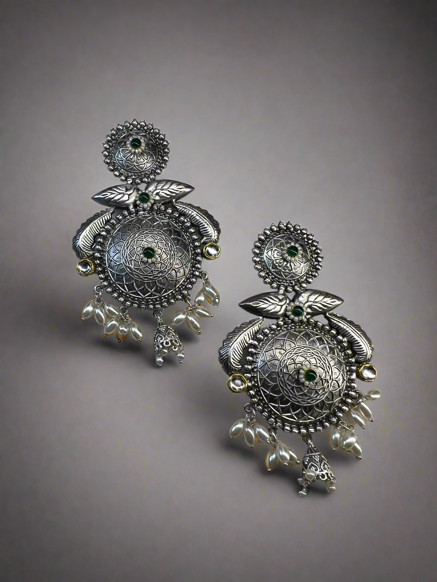 Oxidized Chandbali's - Kolor Rhythms