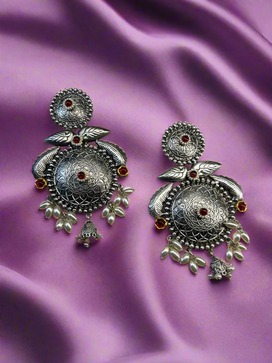 Oxidized Chandbali's - Kolor Rhythms