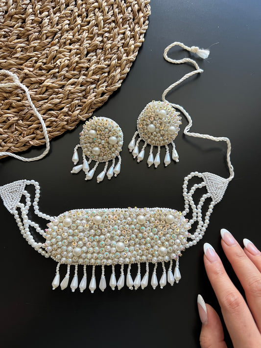 Handmade Choker Set - Kolor Rhythms