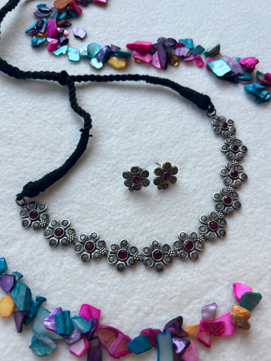 Flower Choker - Kolor Rhythms
