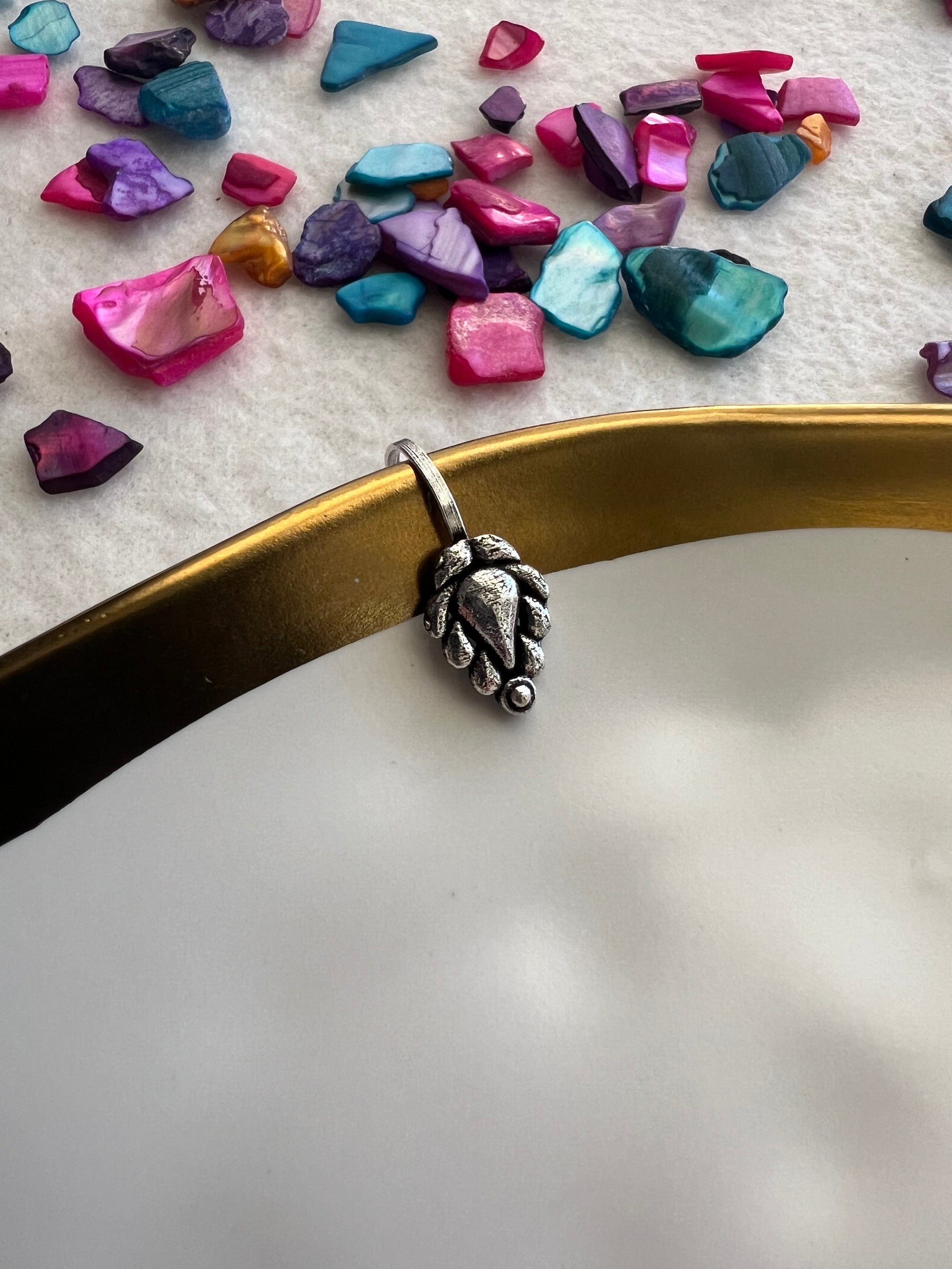 Petal Nose Pin - Non Pierce - Kolor Rhythms