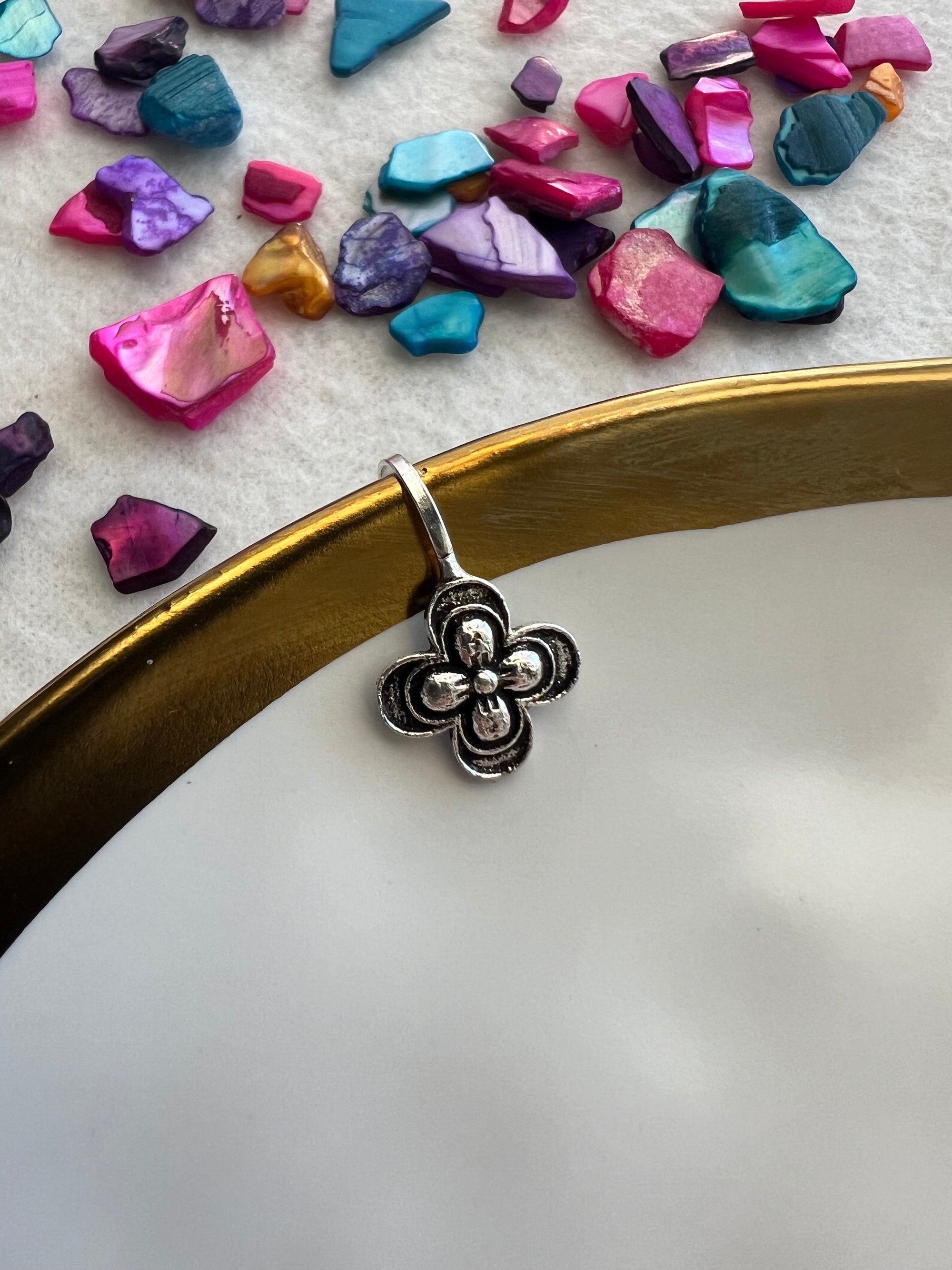 Petal Nose Pin - Non Pierce - Kolor Rhythms