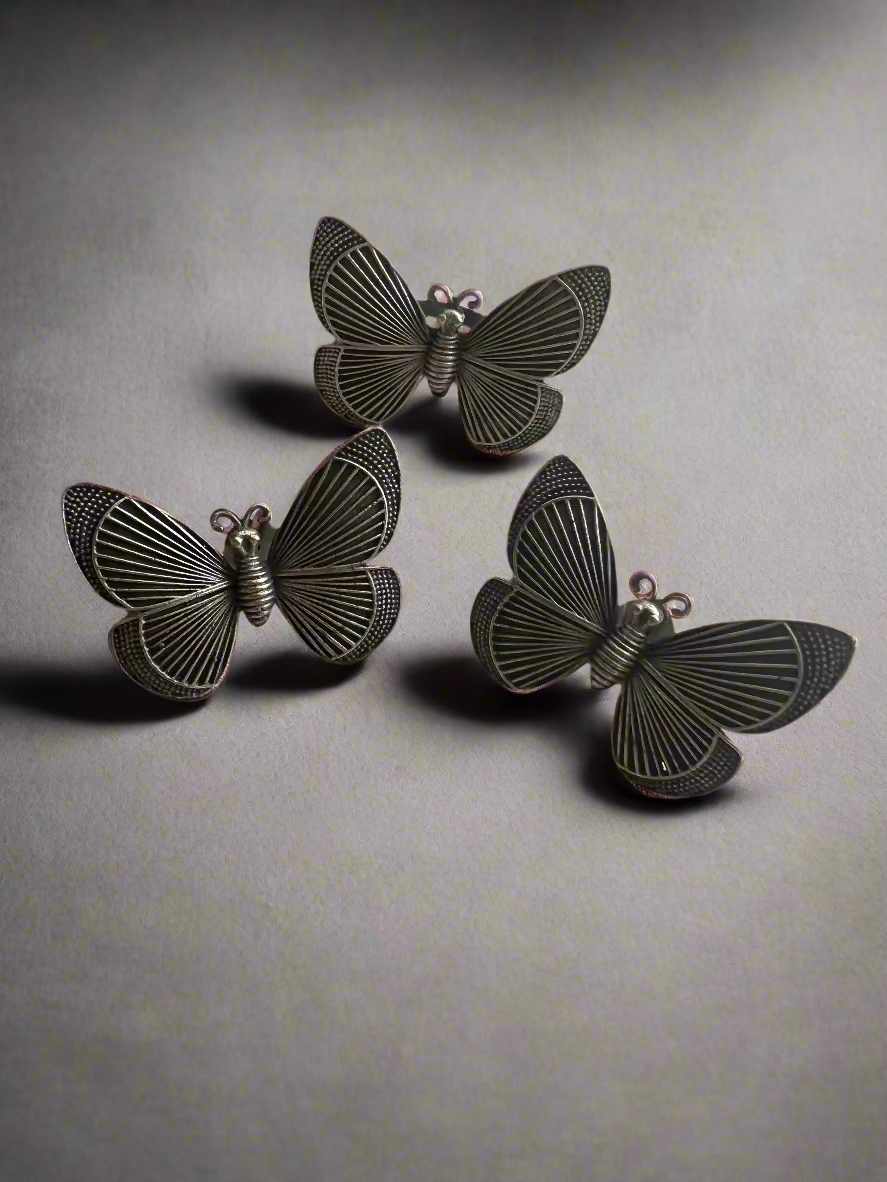 Butterfly Ring - Earring Combo - Kolor Rhythms