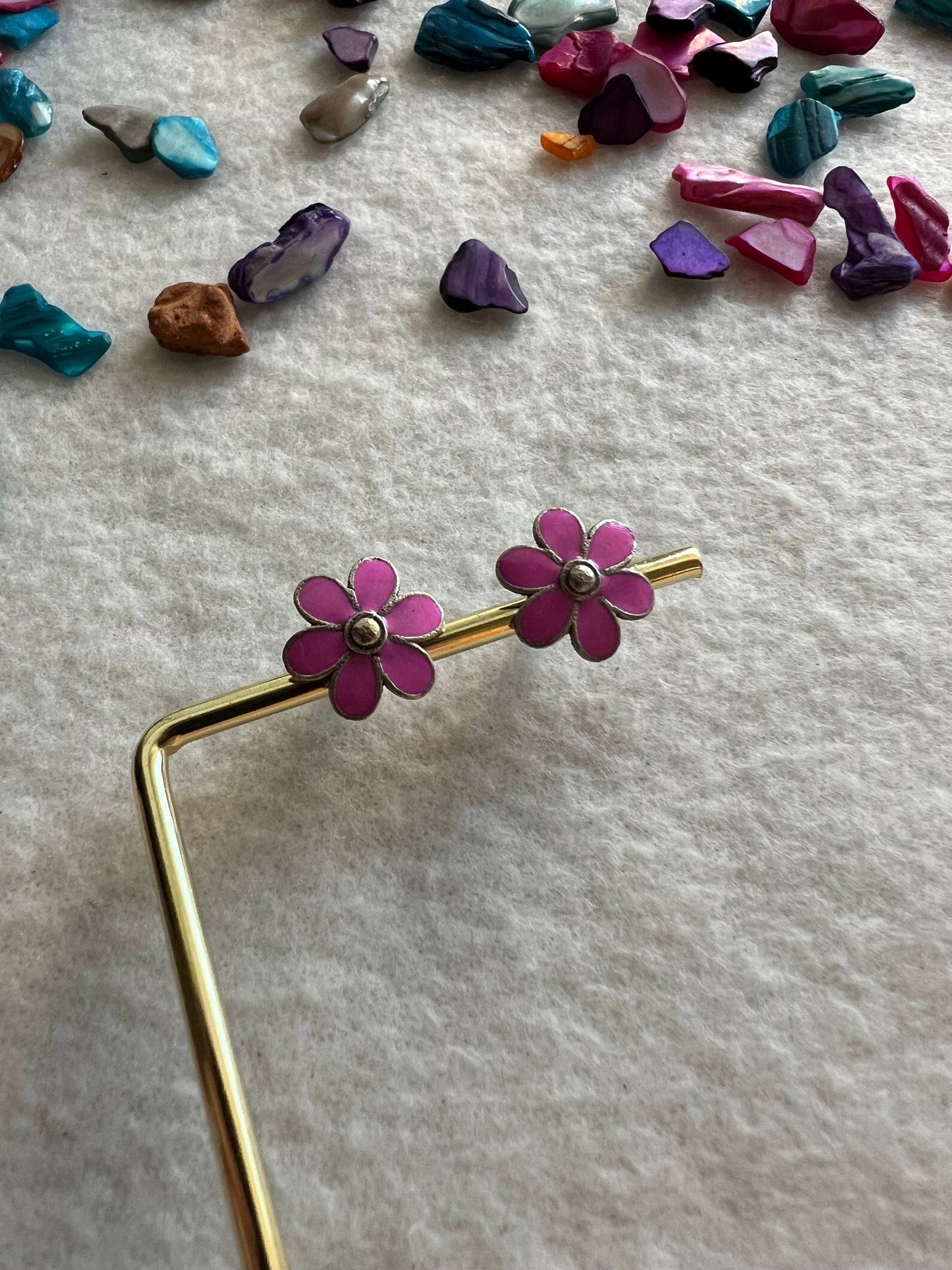 Mini Flower Studs - Kolor Rhythms