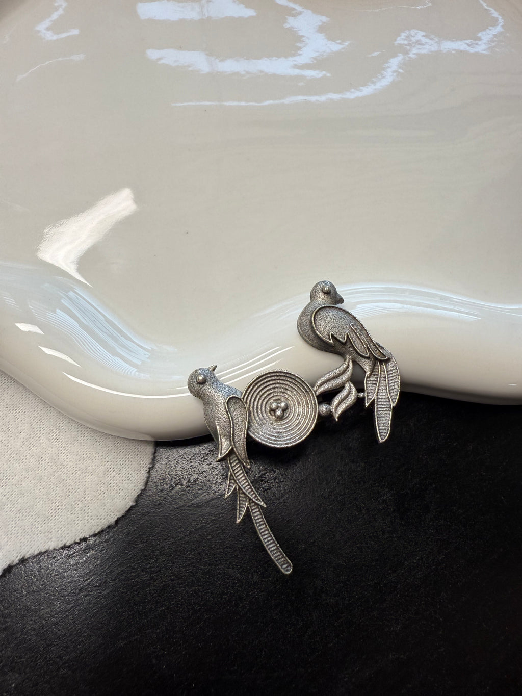 Bird Layer Necklace + Ring