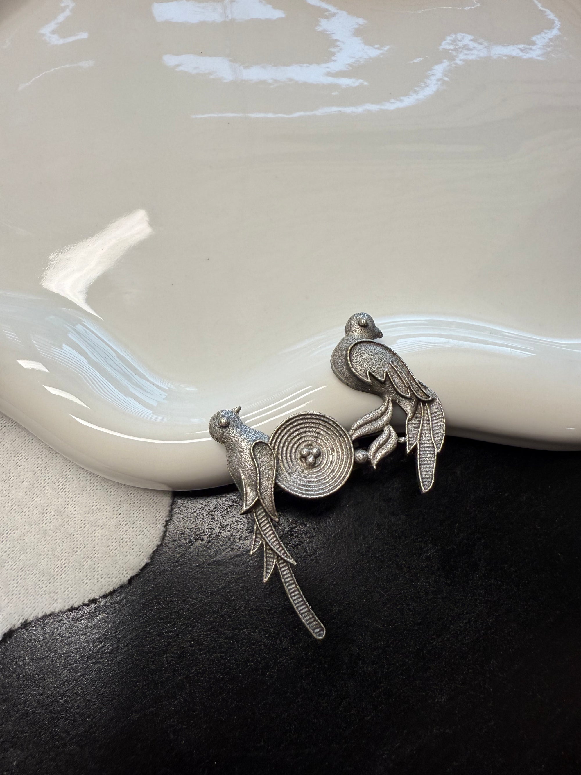 Bird Layer Necklace + Ring