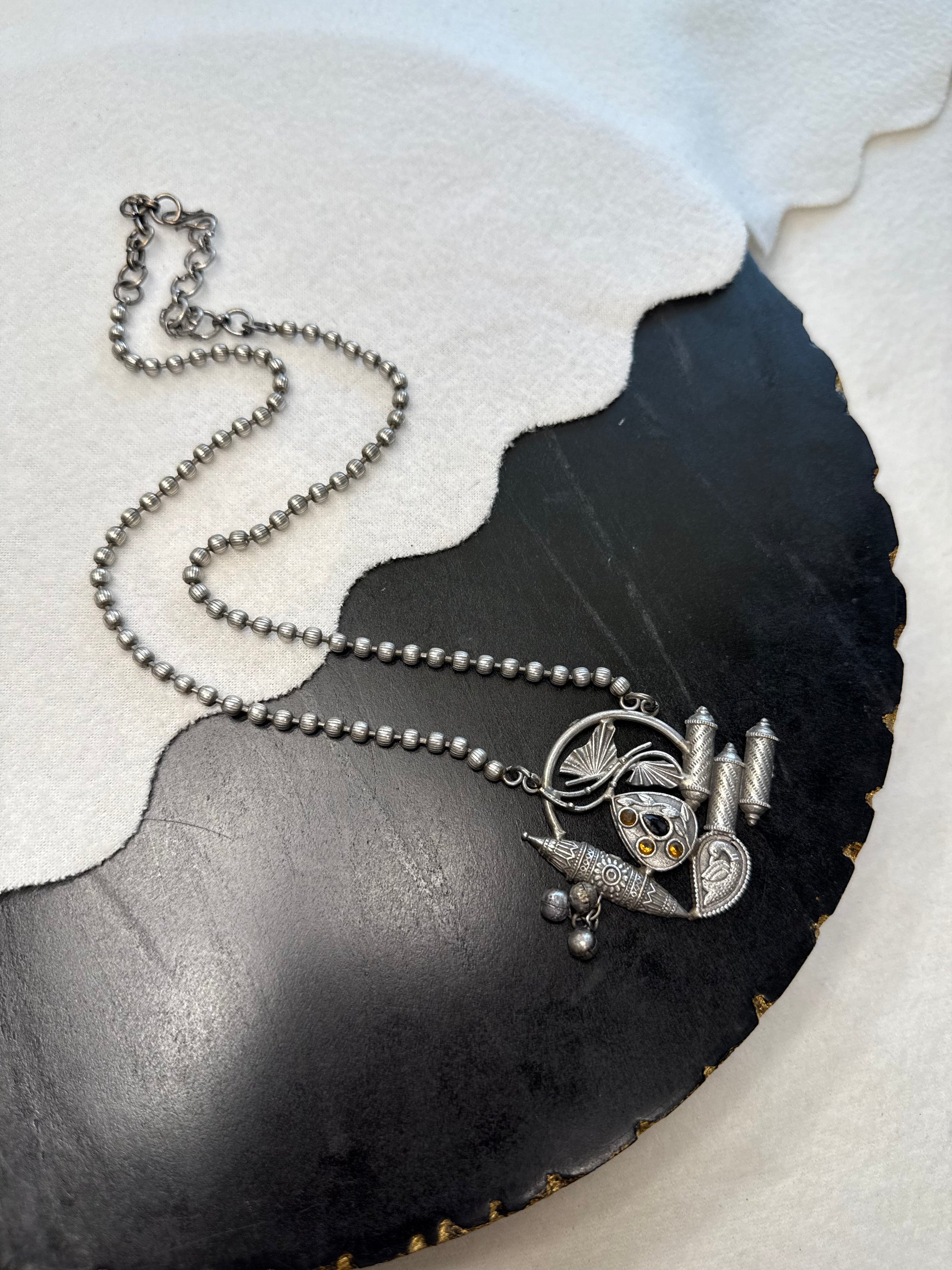 Cute Oxidized Necklace
