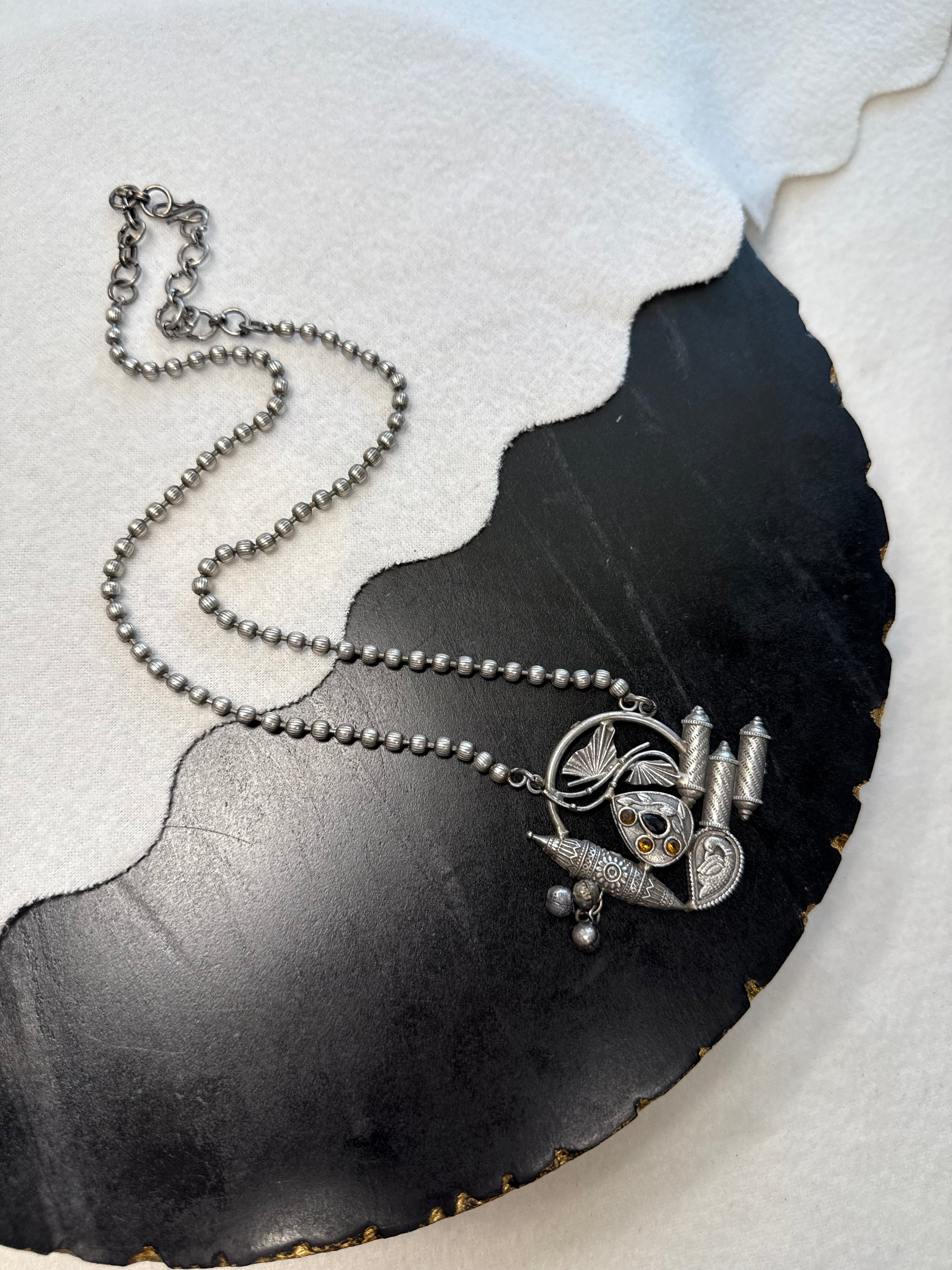 Cute Oxidized Necklace