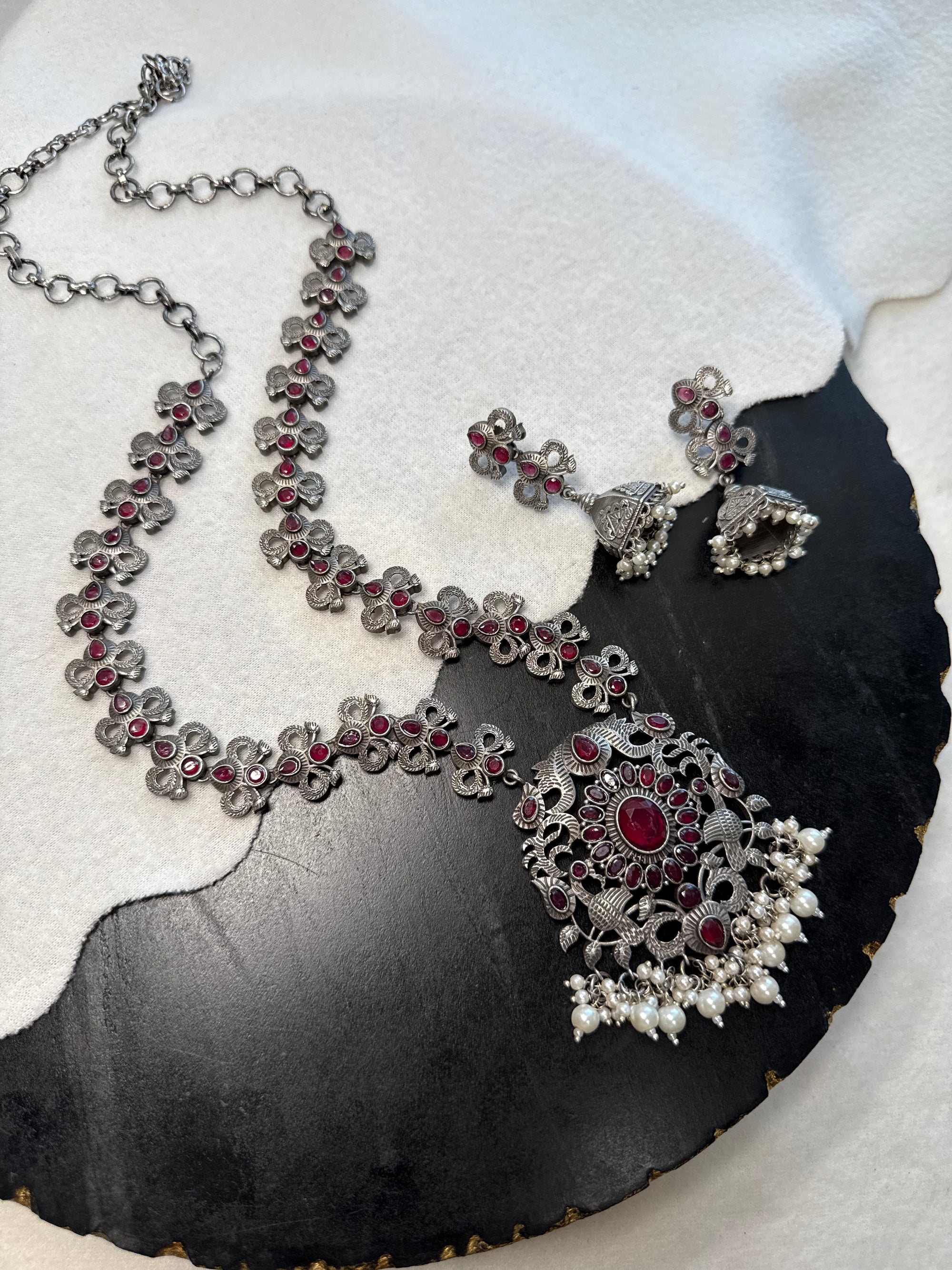 Red Beads Necklace