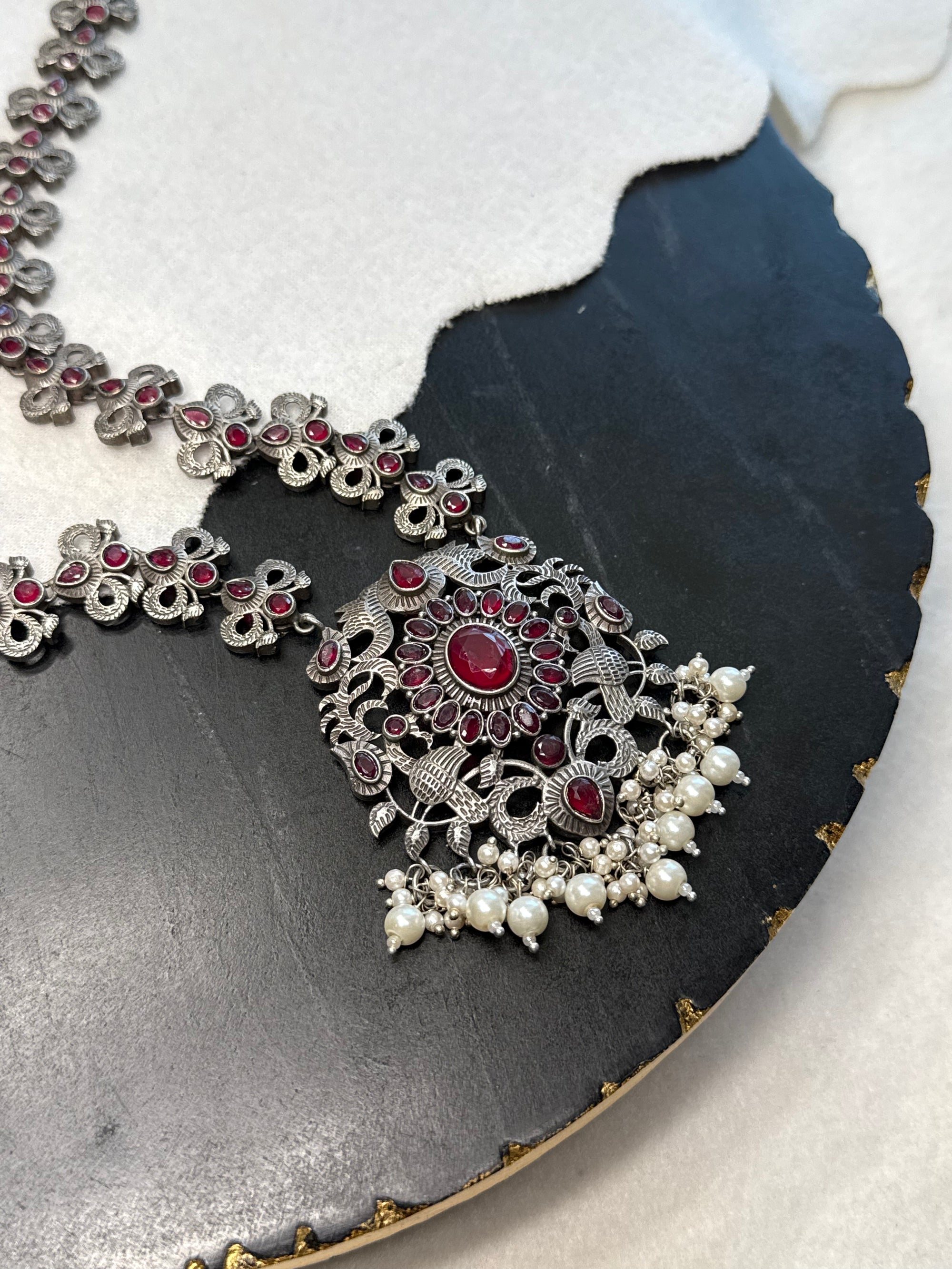 Red Beads Necklace