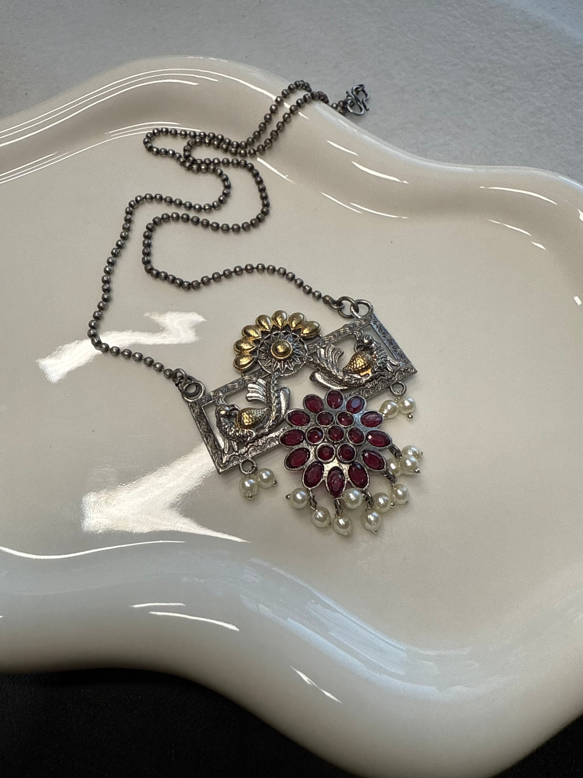 Peacock Pendant Chain
