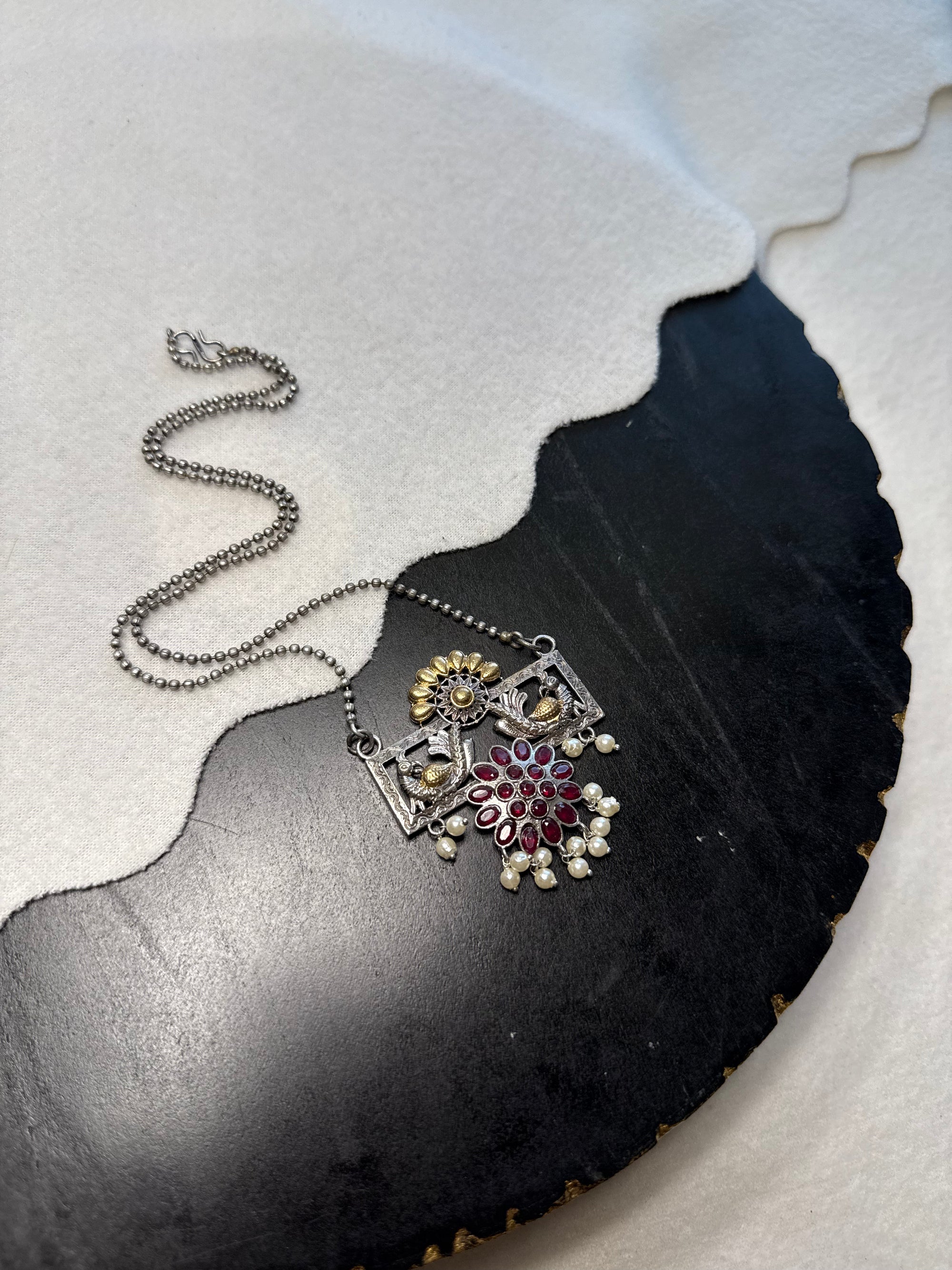 Peacock Pendant Chain