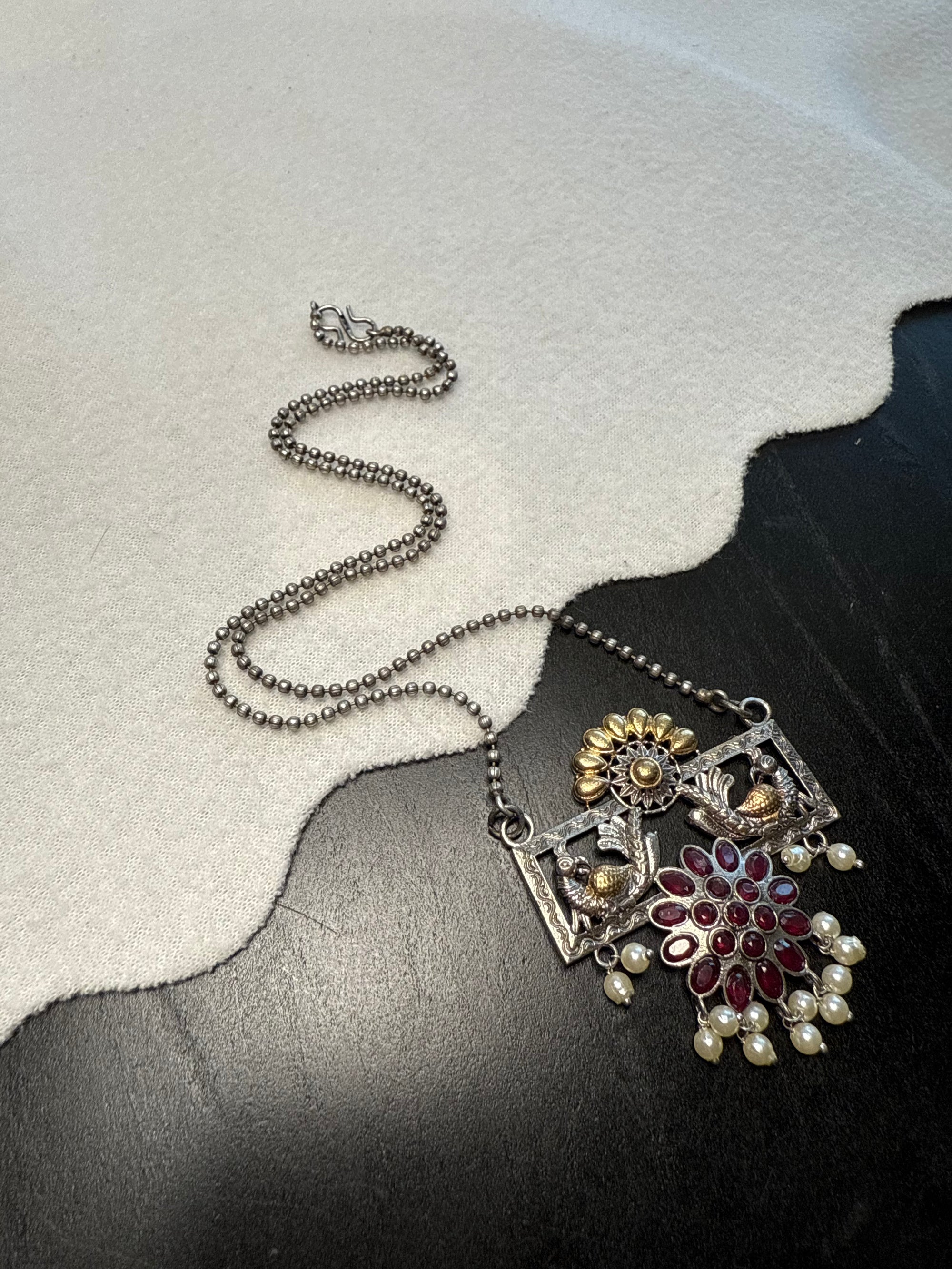 Peacock Pendant Chain