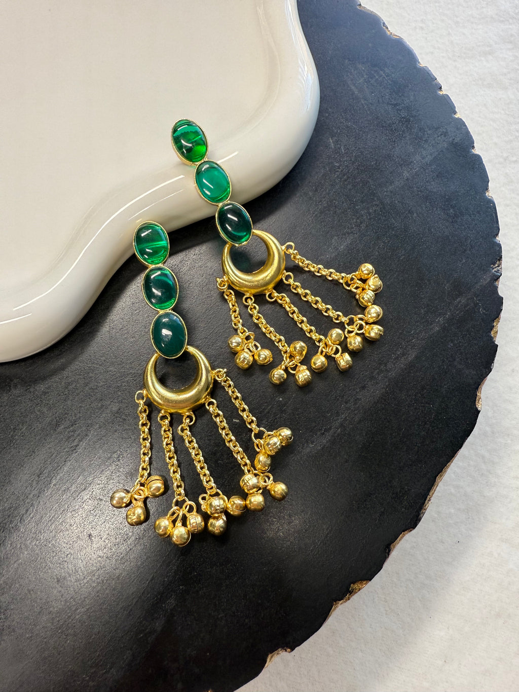 Moon Gem Stone - Green