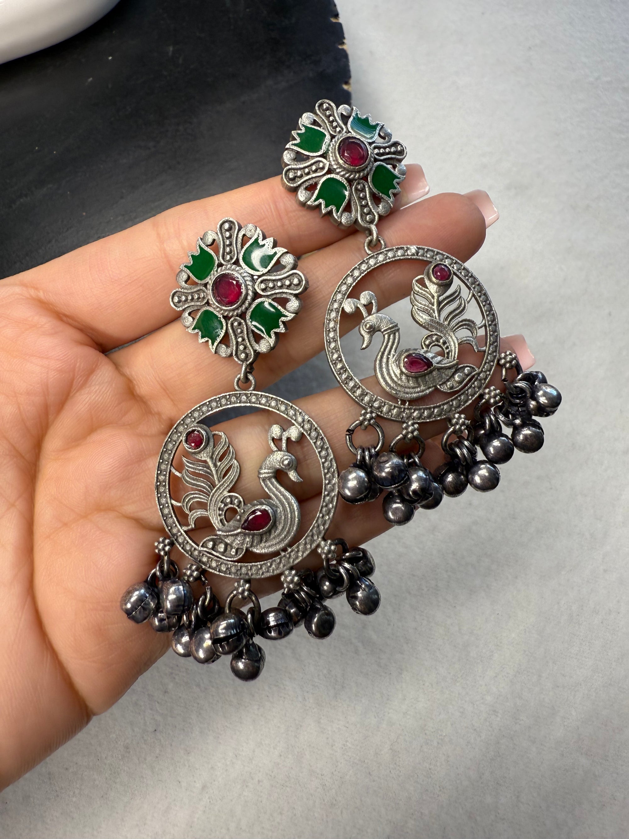 Peacock Dangles