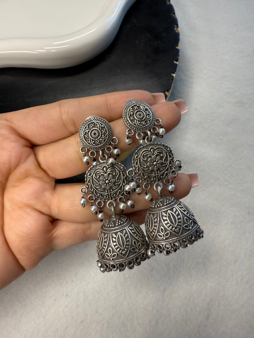 Oxi Layered Jhumkis