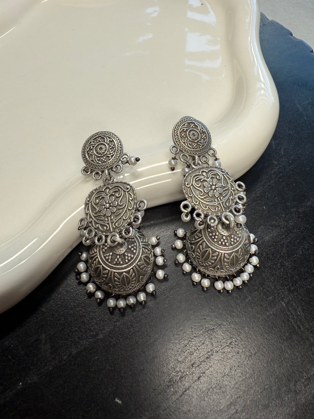 Oxi Layered Jhumkis