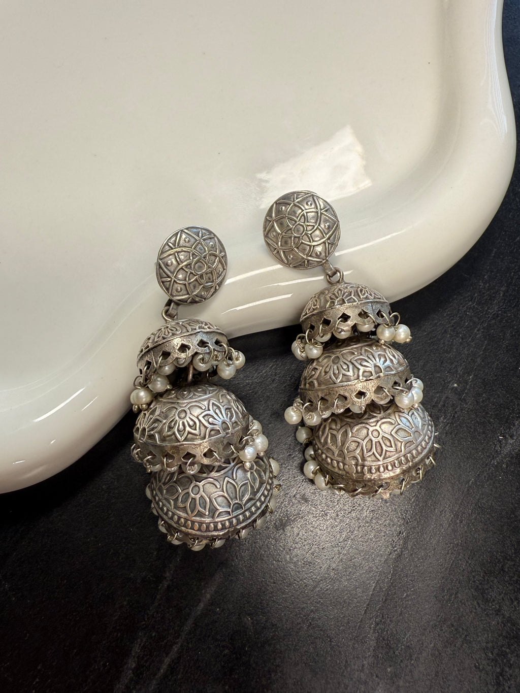 Layered Jhumkis