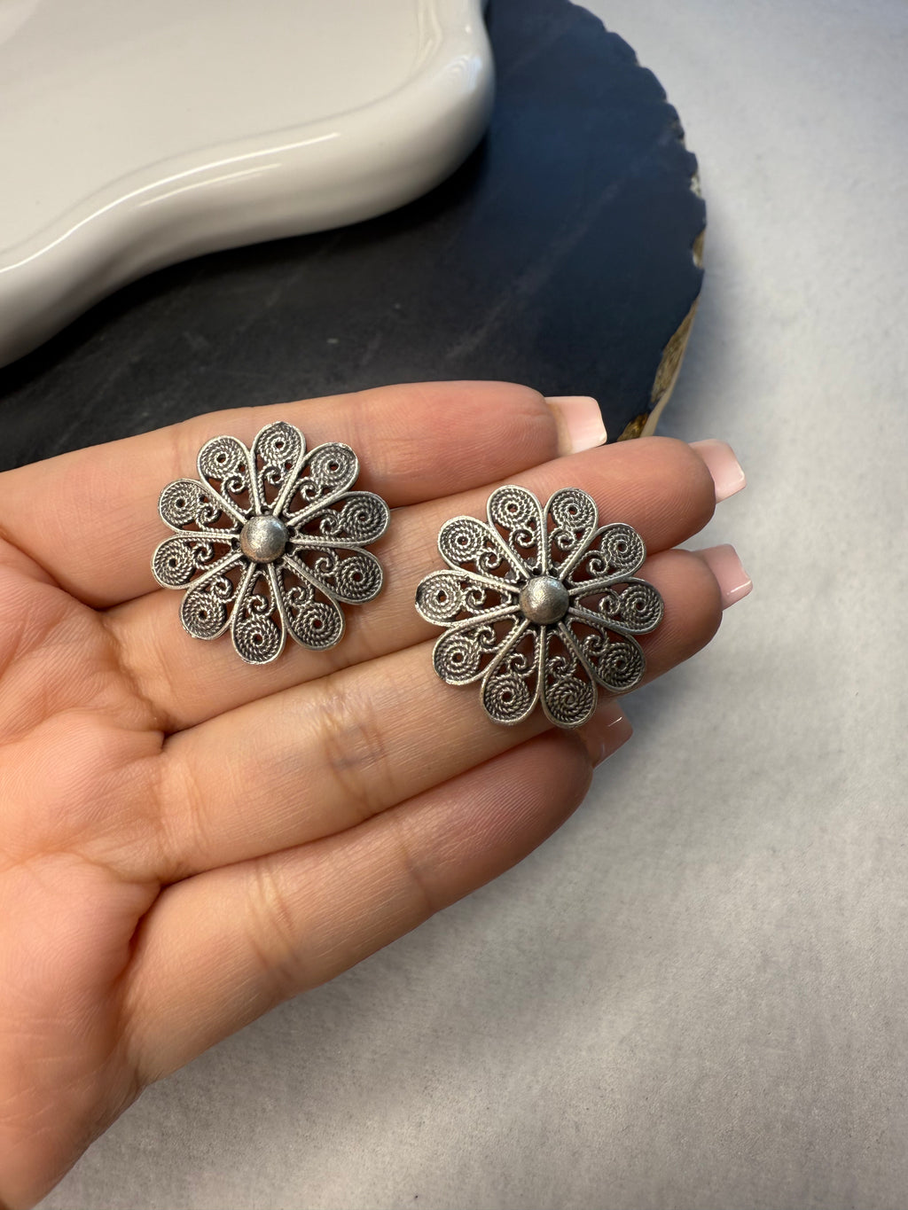 Flower Top Studs