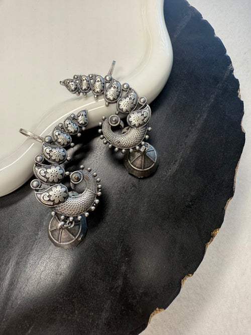 Peacock Ear-cuffs