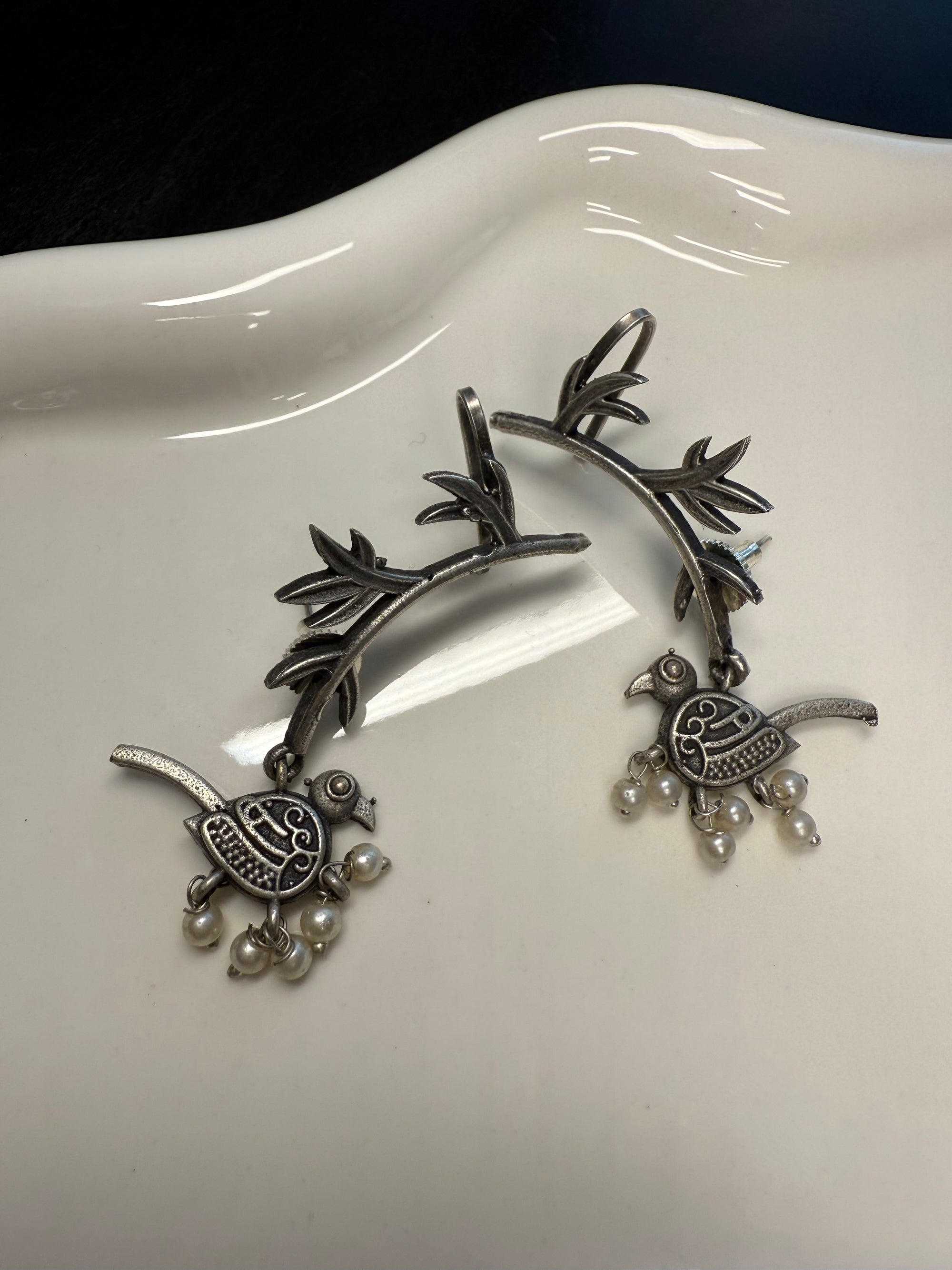 Branch Birdy Ear-cuffs