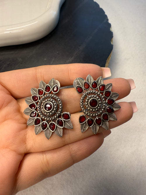 Moon Flower Studs