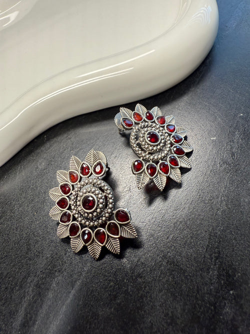 Moon Flower Studs