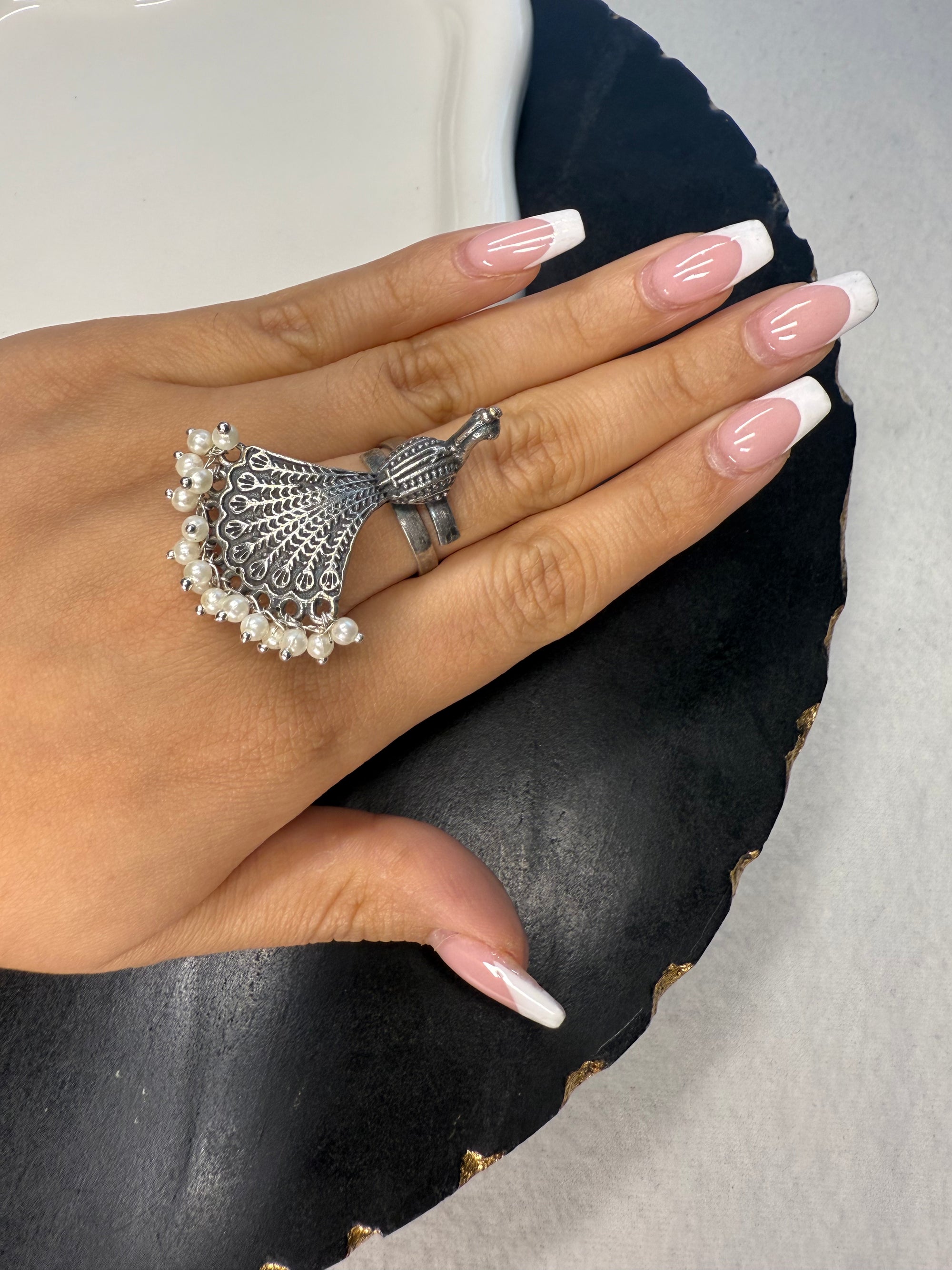 Beautiful Peacock Ring